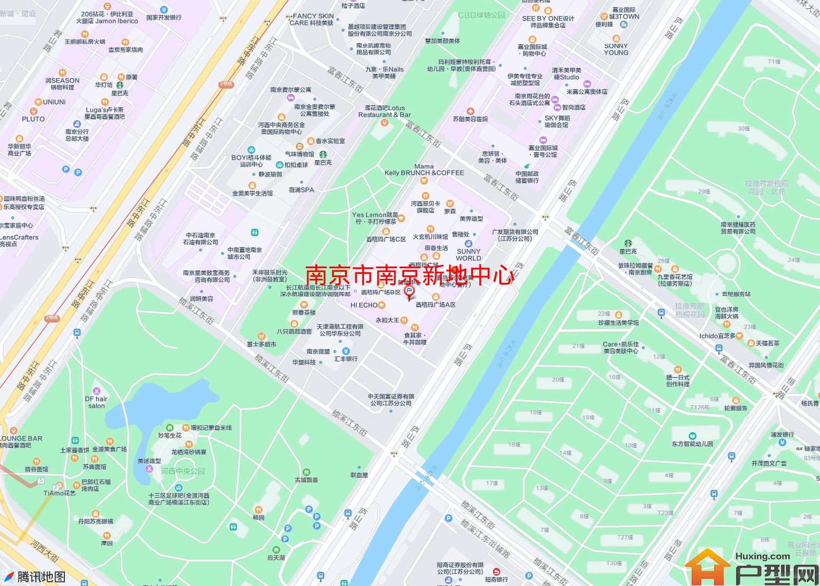 南京新地中心小区 - 户型网