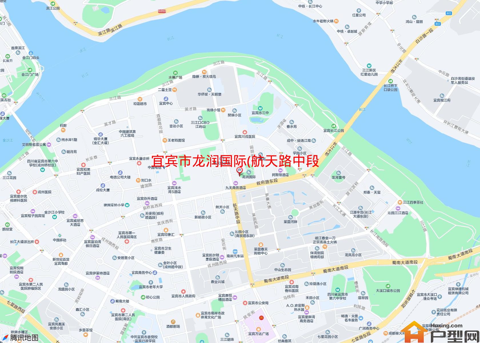 龙润国际(航天路中段)小区 - 户型网