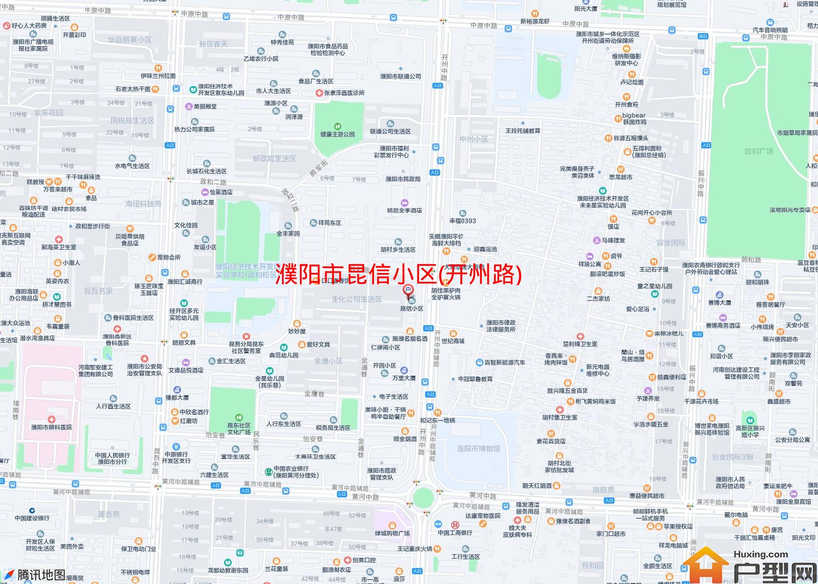 昆信小区(开州路)小区 - 户型网