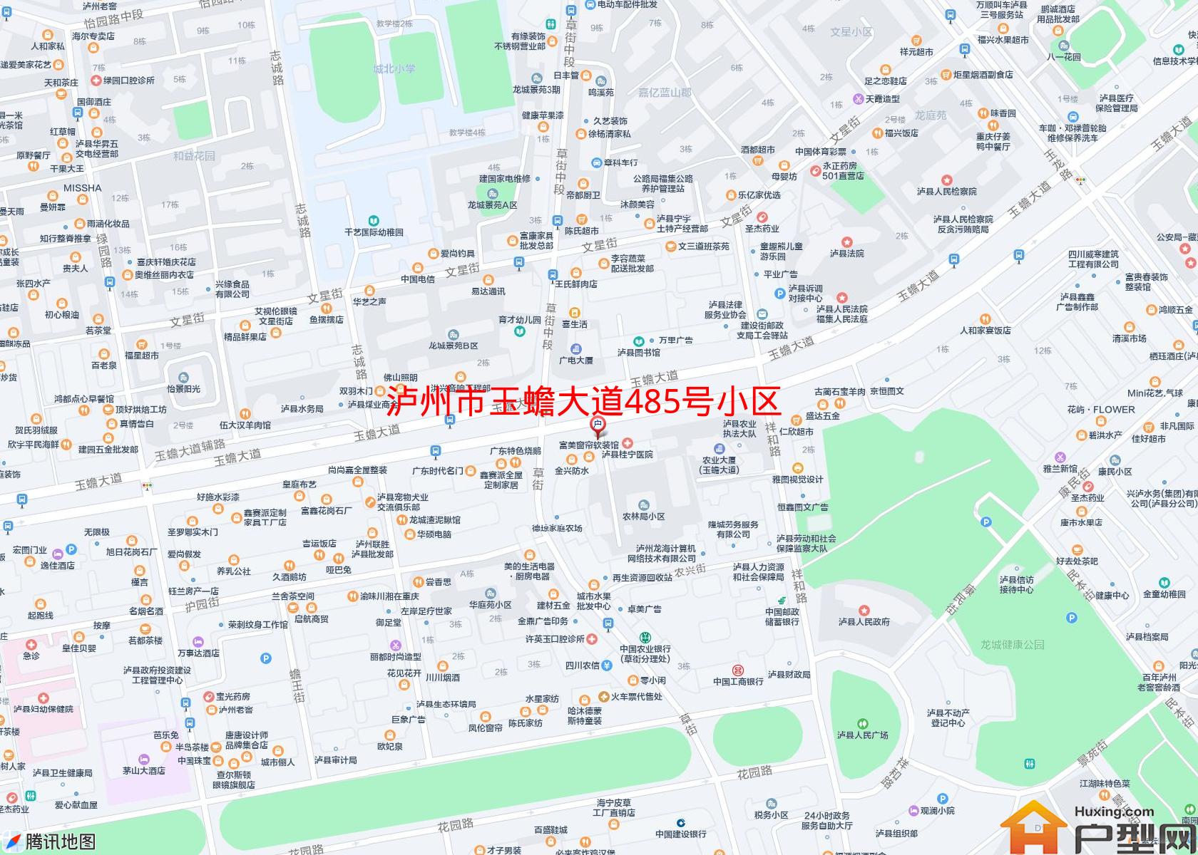 玉蟾大道485号小区(玉蟾大道485号)小区 - 户型网