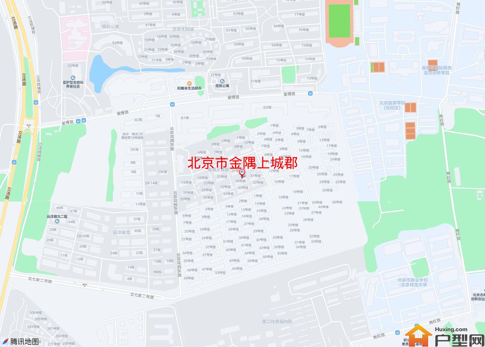 金隅上城郡小区 - 户型网