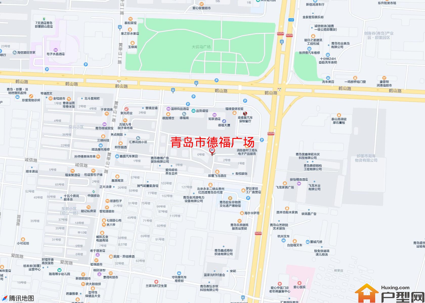 德福广场小区 - 户型网