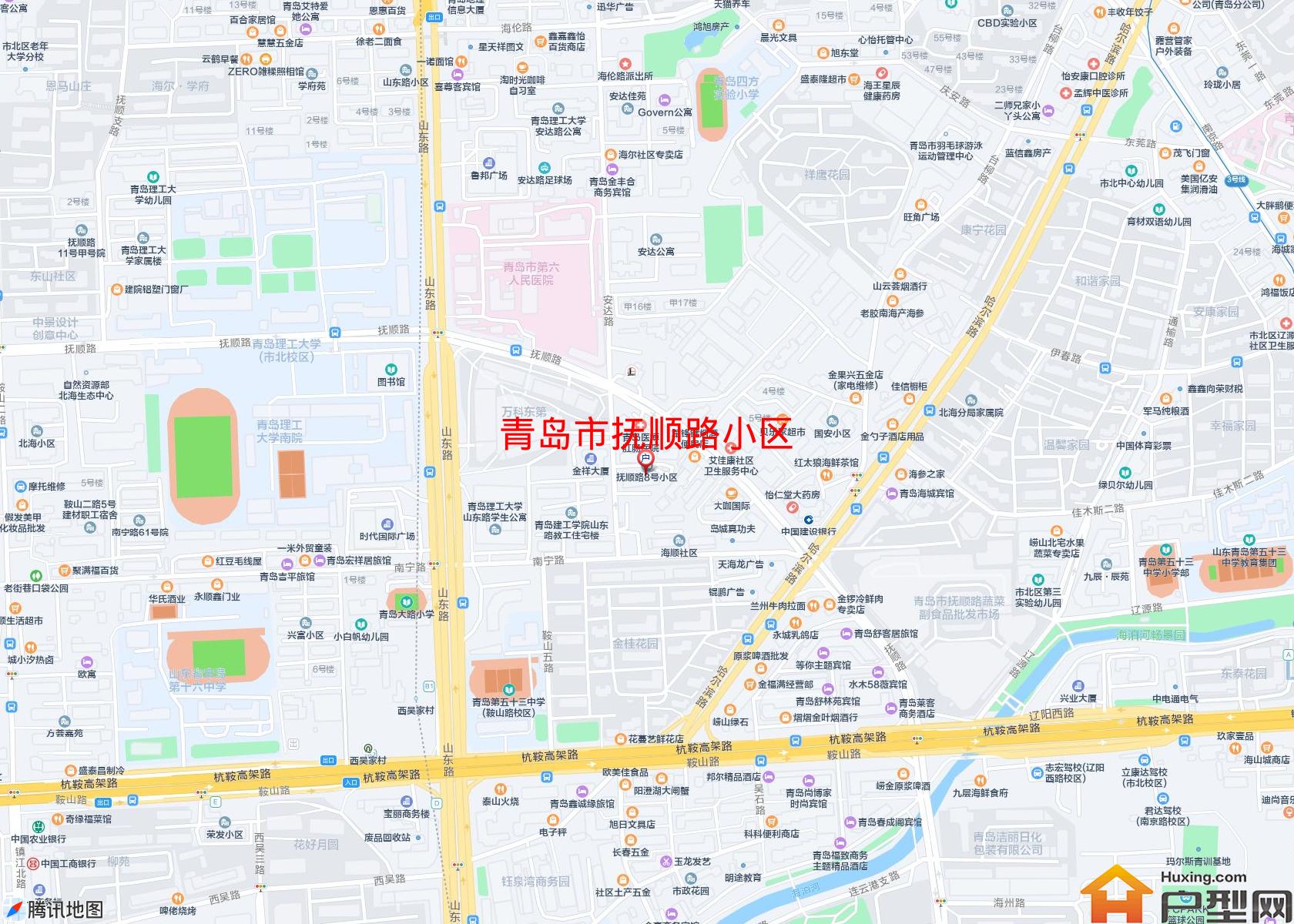 抚顺路小区小区 - 户型网