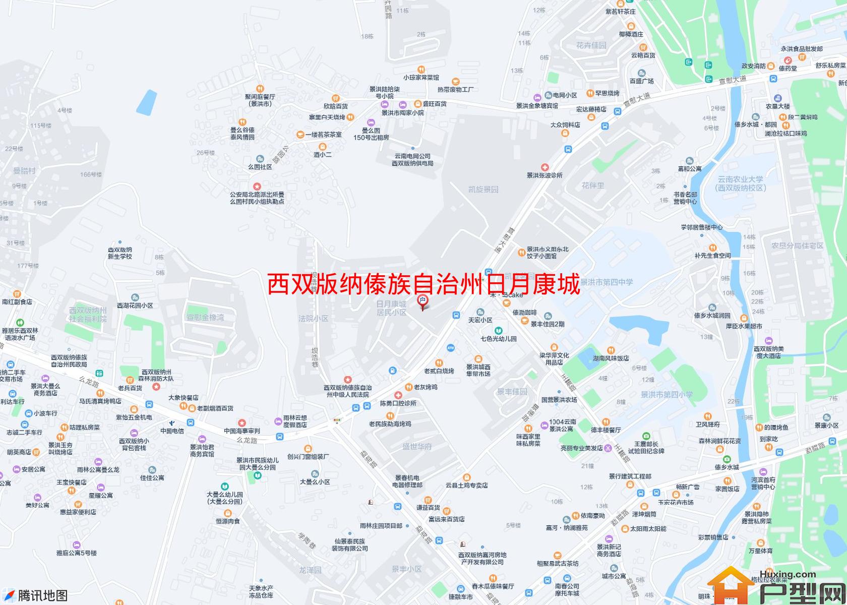 日月康城(宣慰大道109)小区 - 户型网