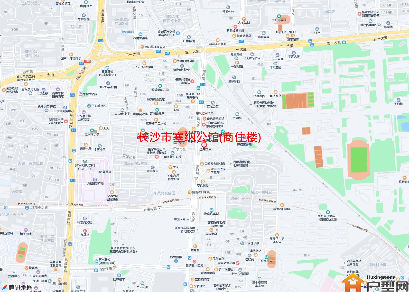 塞纳公馆(商住楼)小区 - 户型网