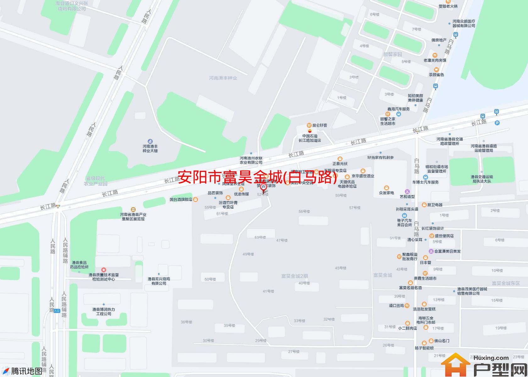 富昊金城(白马路)小区 - 户型网
