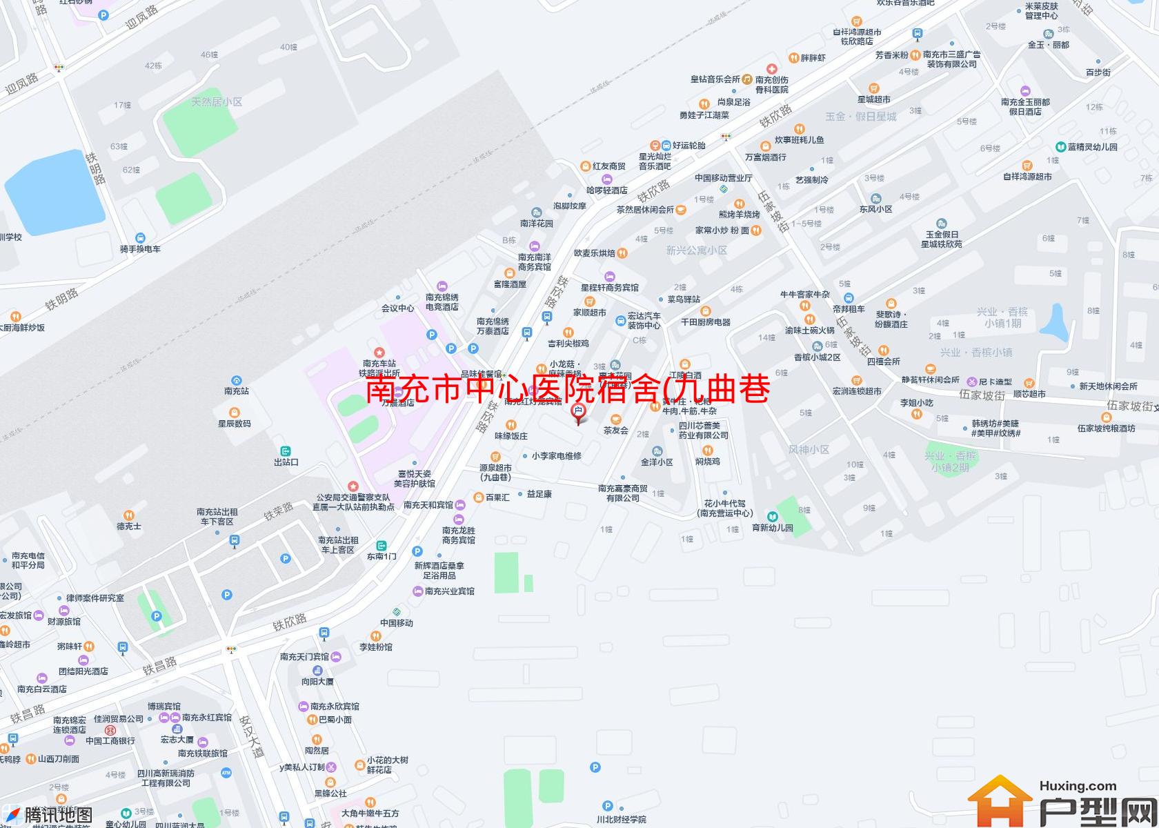 中心医院宿舍(九曲巷)小区 - 户型网