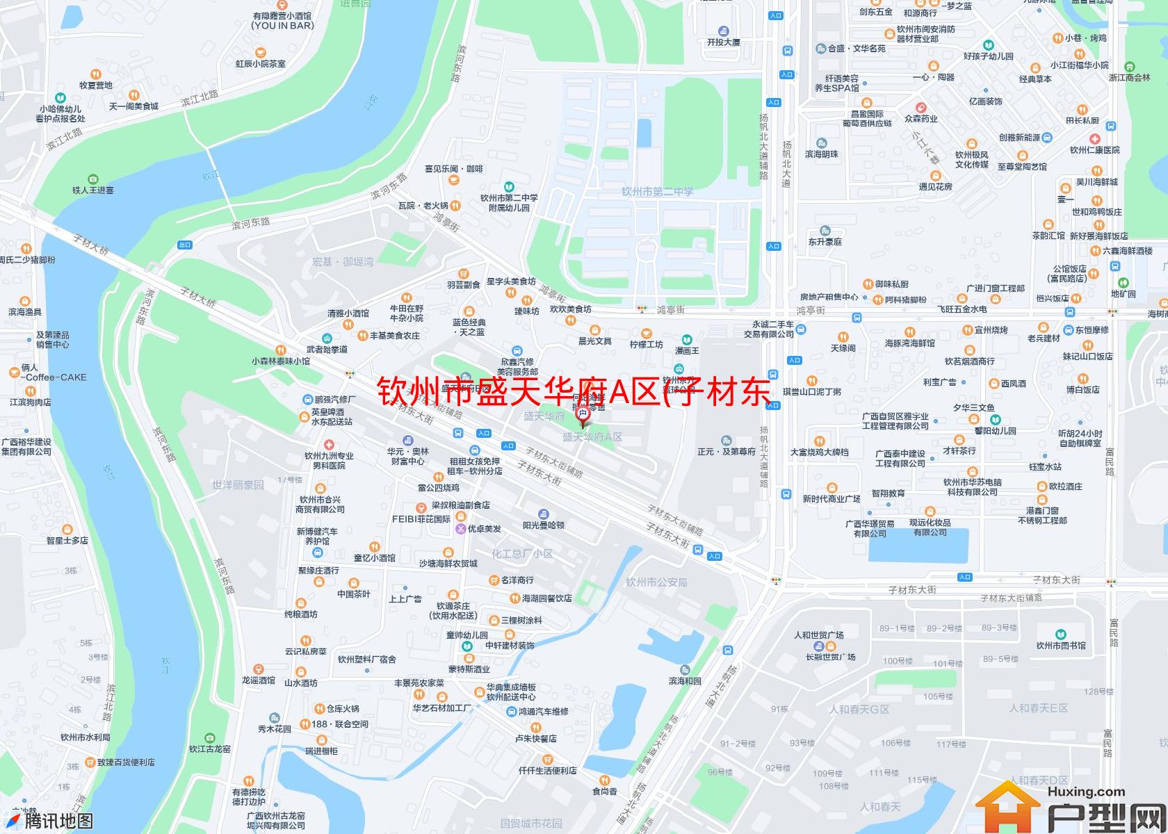 盛天华府A区(子材东大街)小区 - 户型网