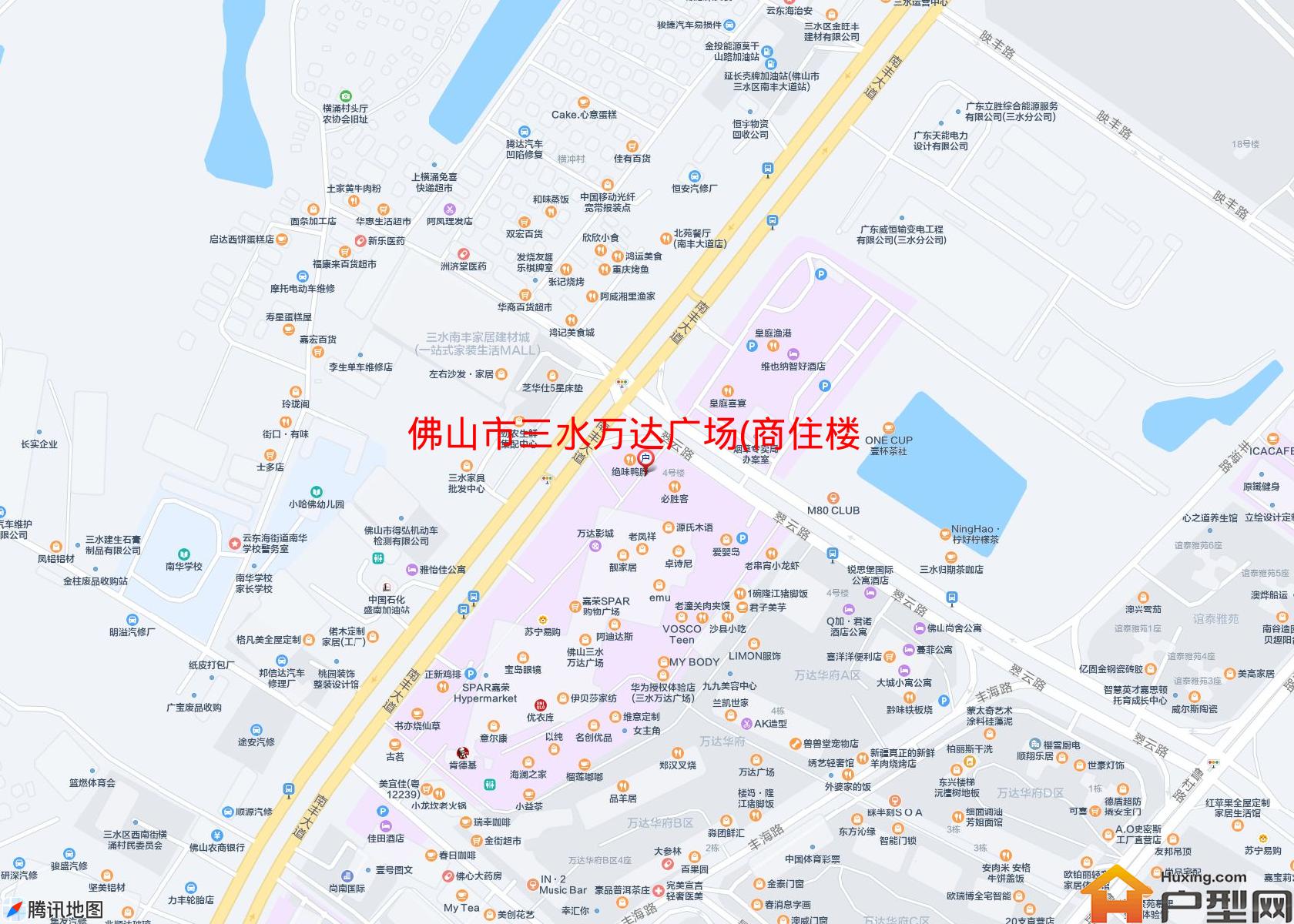 三水万达广场(商住楼)小区 - 户型网