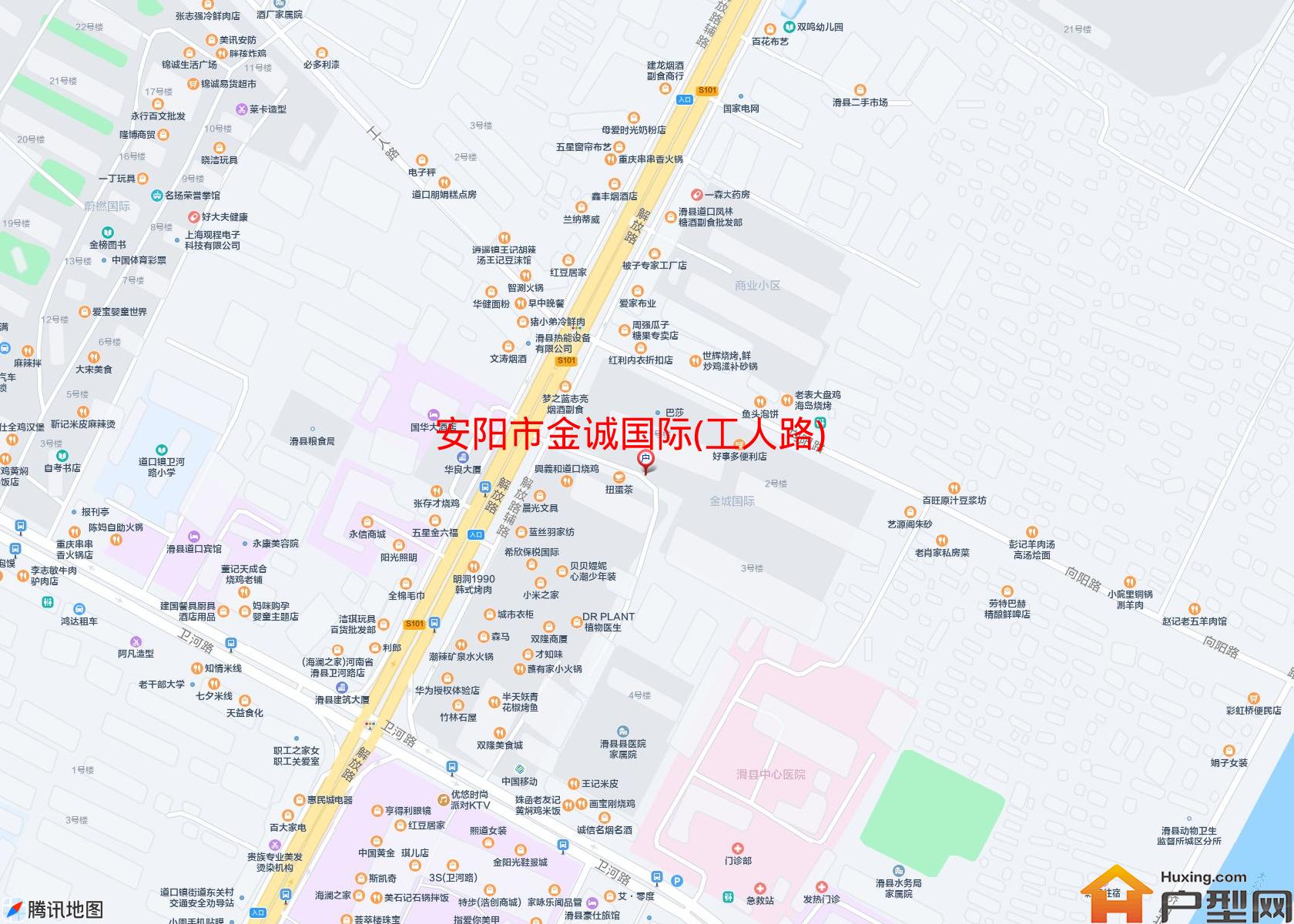 金诚国际(工人路)小区 - 户型网