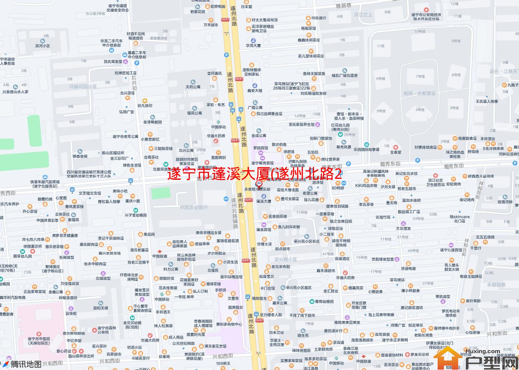 蓬溪大厦(遂州北路298号)小区 - 户型网
