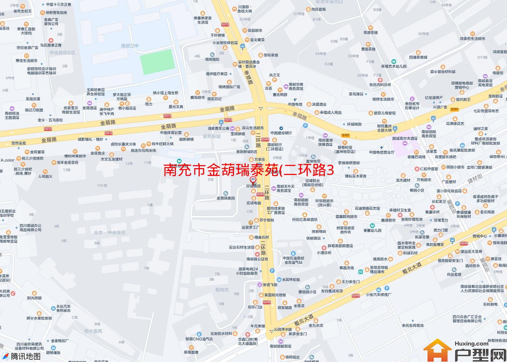 金葫瑞泰苑(二环路32号)小区 - 户型网