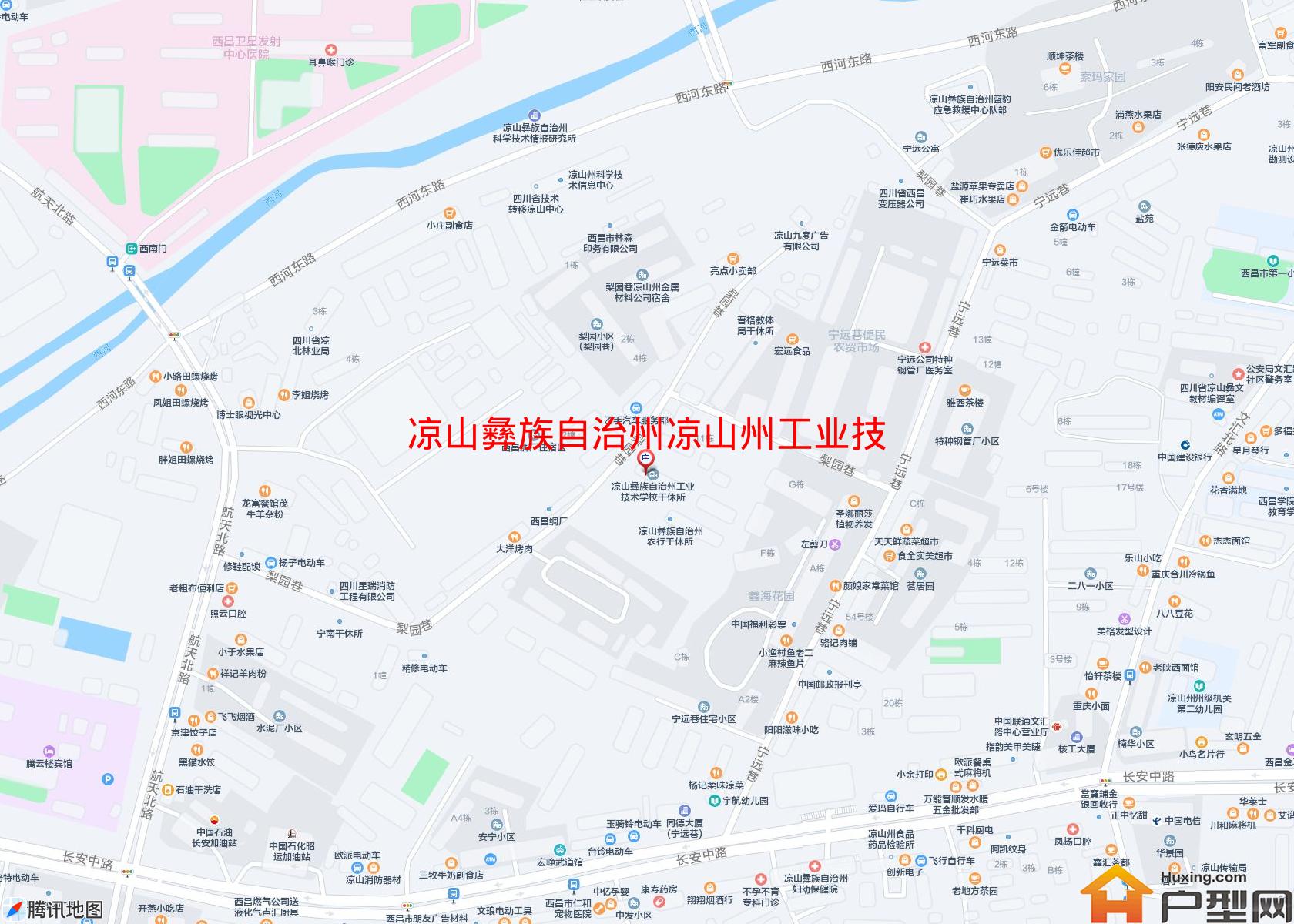 凉山州工业技工学校干休所(梨园巷13号)小区 - 户型网