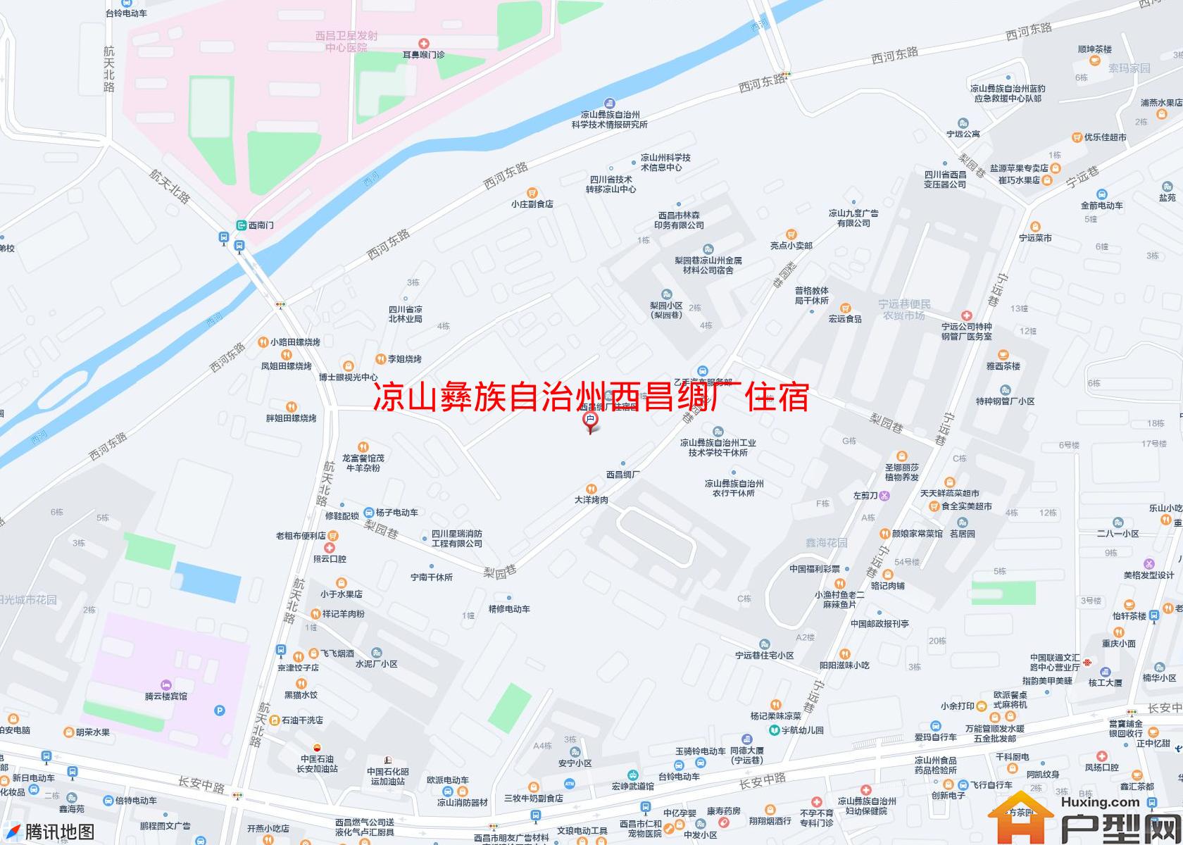 西昌绸厂住宿区(梨园巷6号)小区 - 户型网