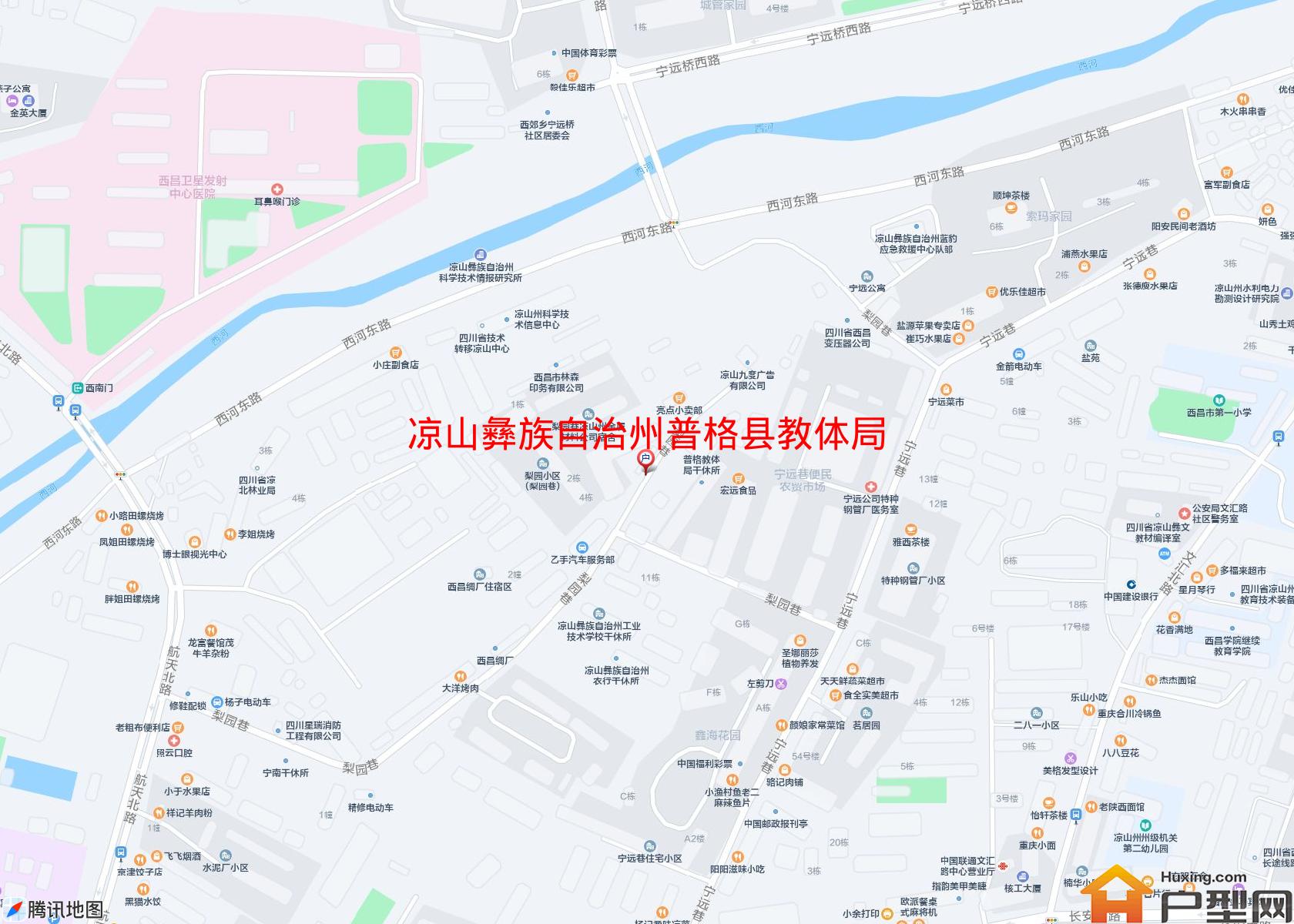 普格县教体局干休所(梨园巷12号)小区 - 户型网