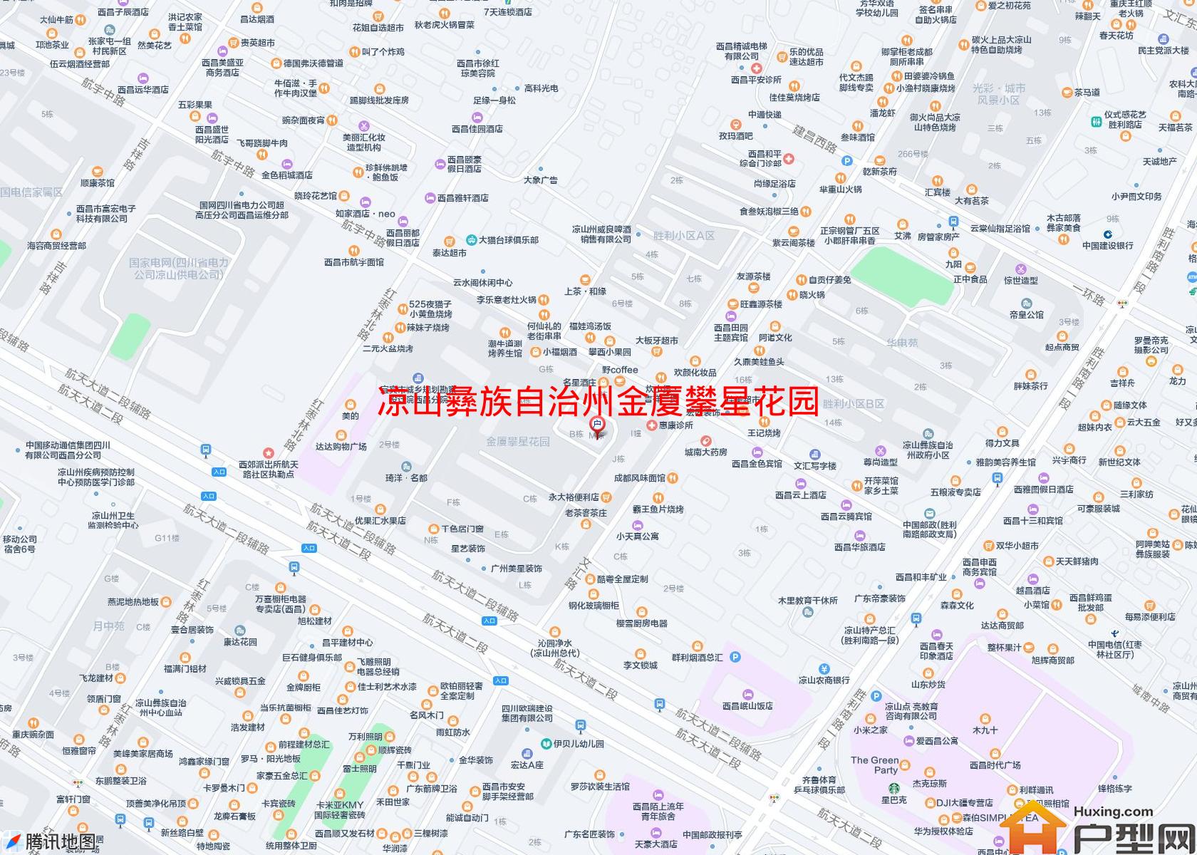 金厦攀星花园(城南中路)小区 - 户型网