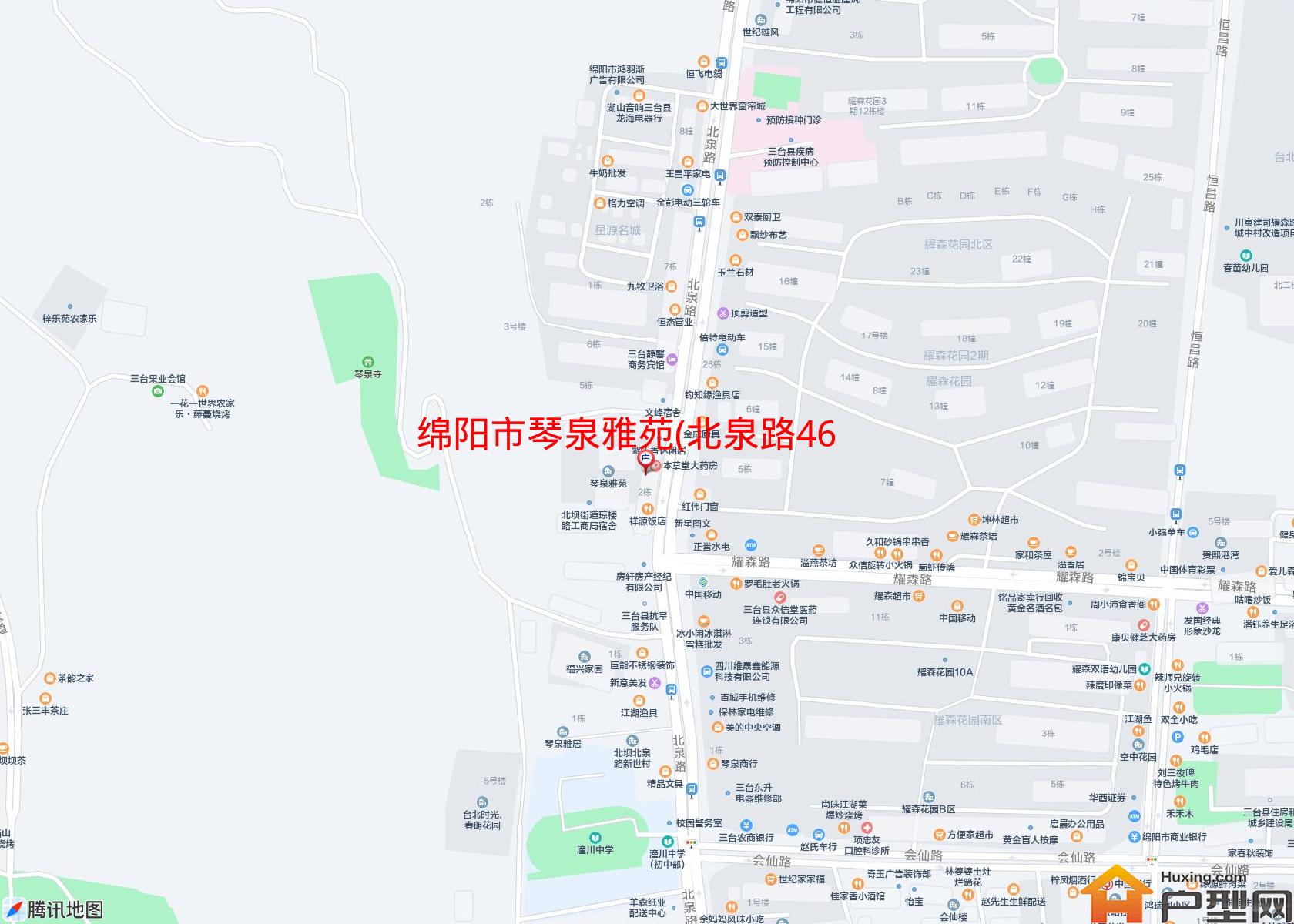 琴泉雅苑(北泉路46号)小区 - 户型网