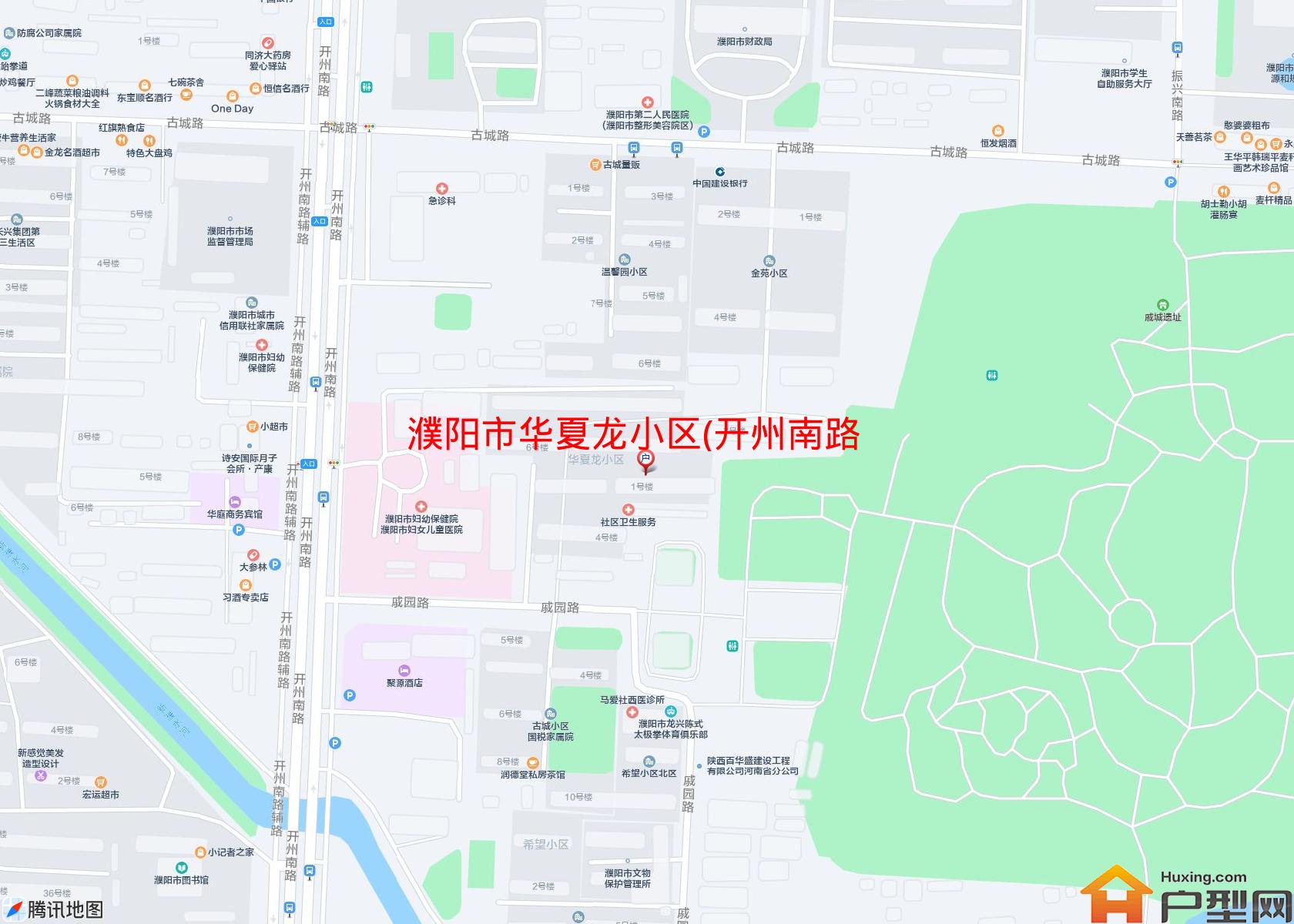 华夏龙小区(开州南路)小区 - 户型网