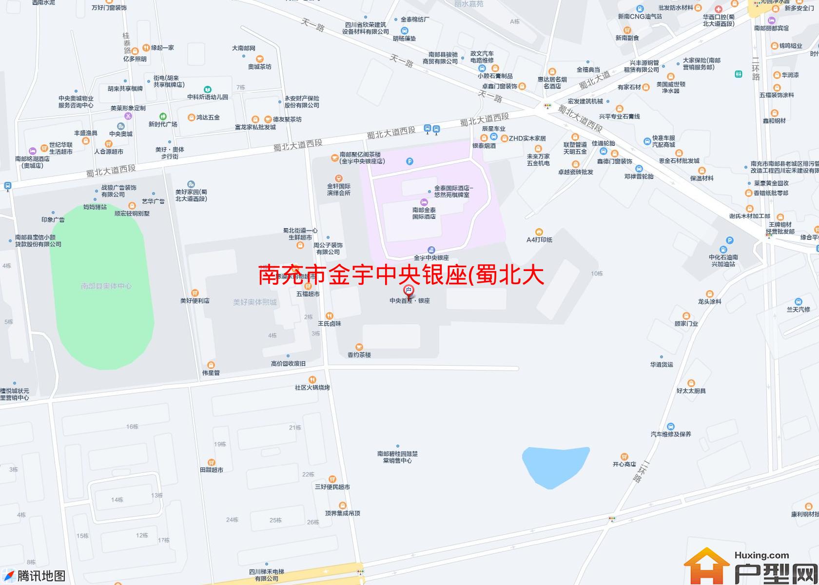 金宇中央银座(蜀北大道)小区 - 户型网