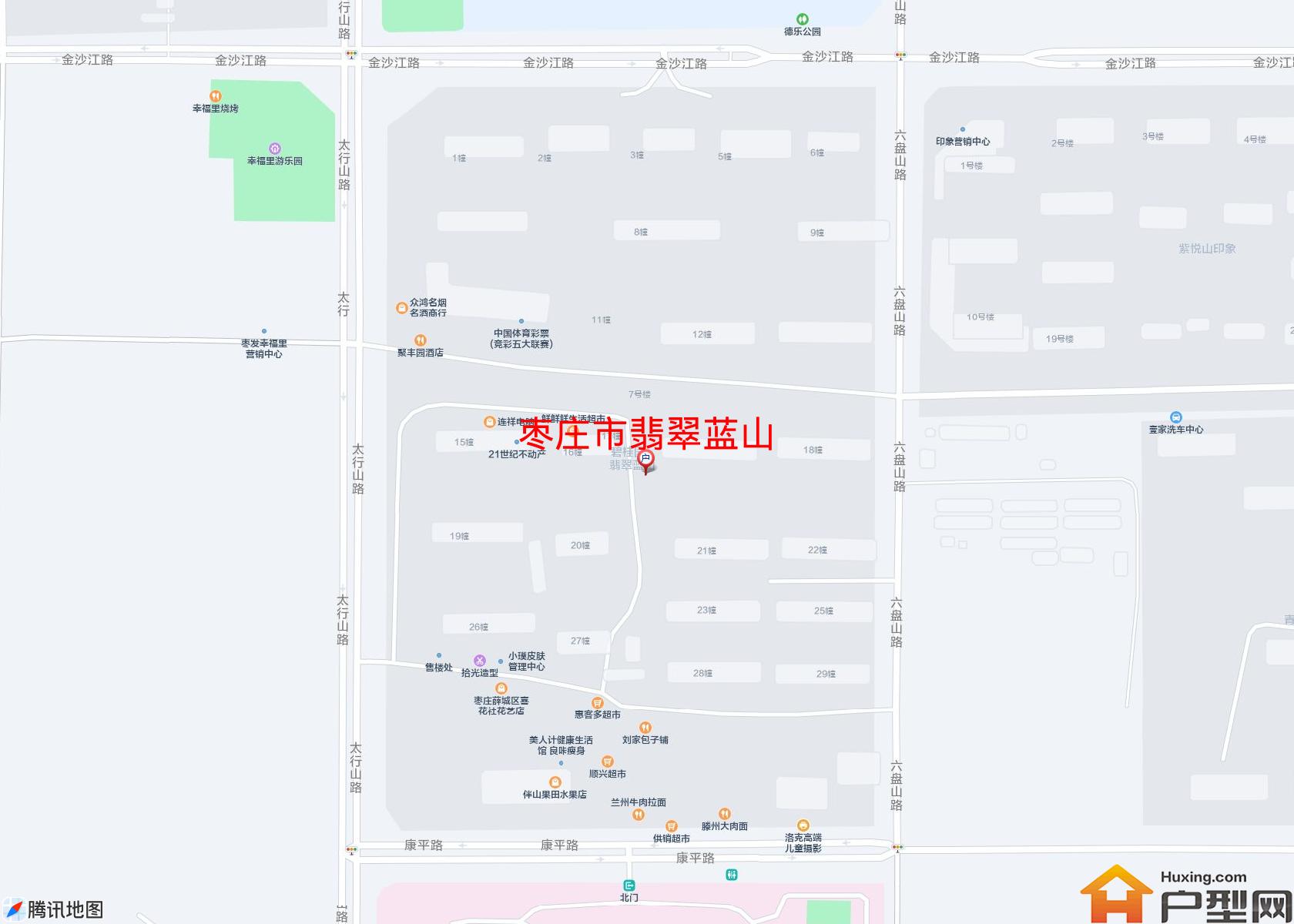 翡翠蓝山小区 - 户型网