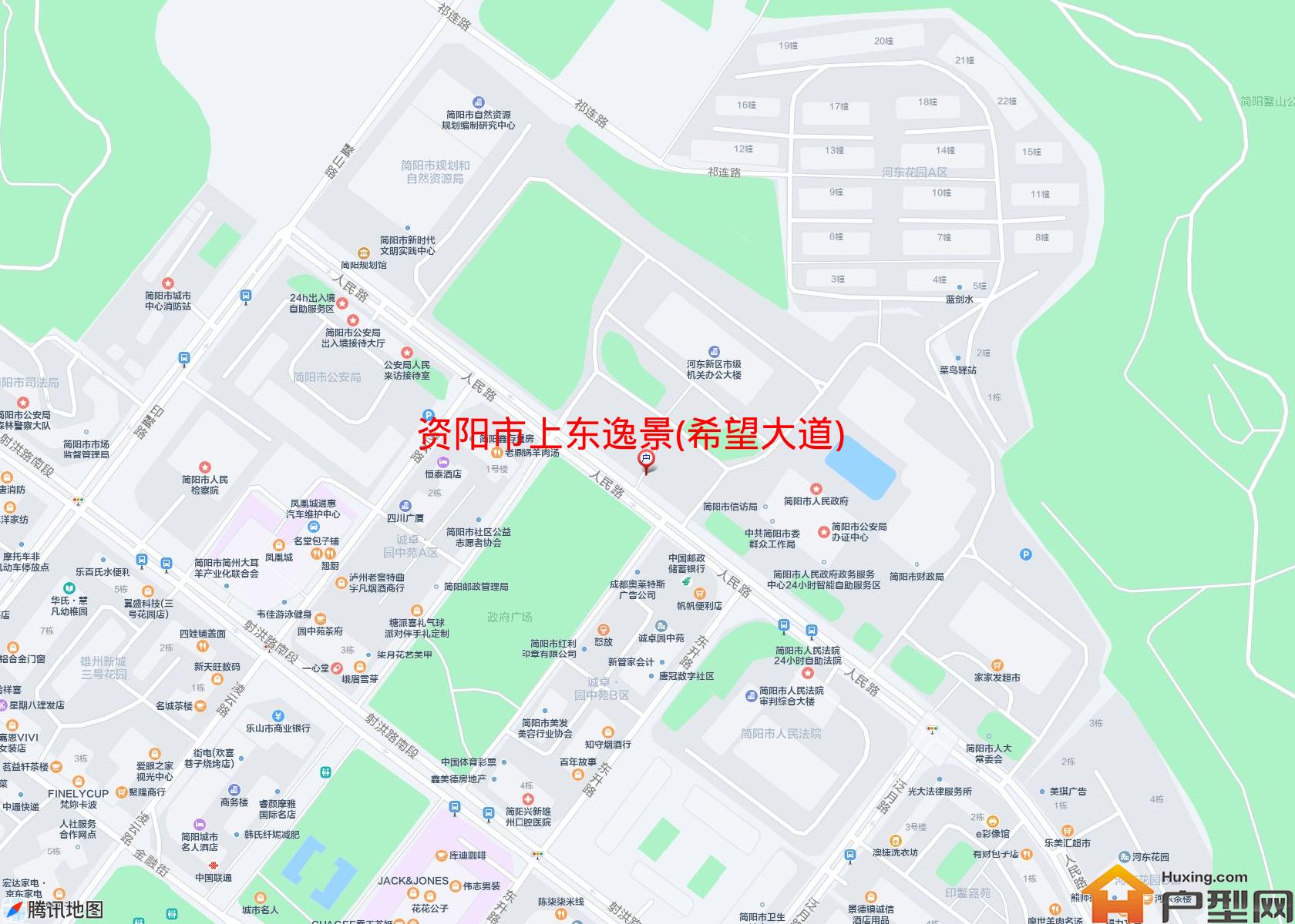 上东逸景(希望大道)小区 - 户型网