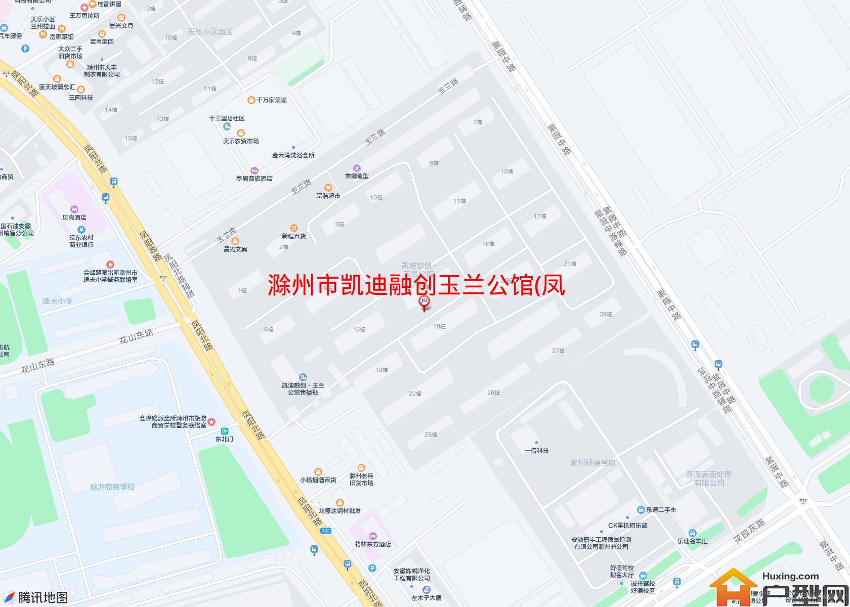 凯迪融创玉兰公馆(凤阳北路435号)小区 - 户型网