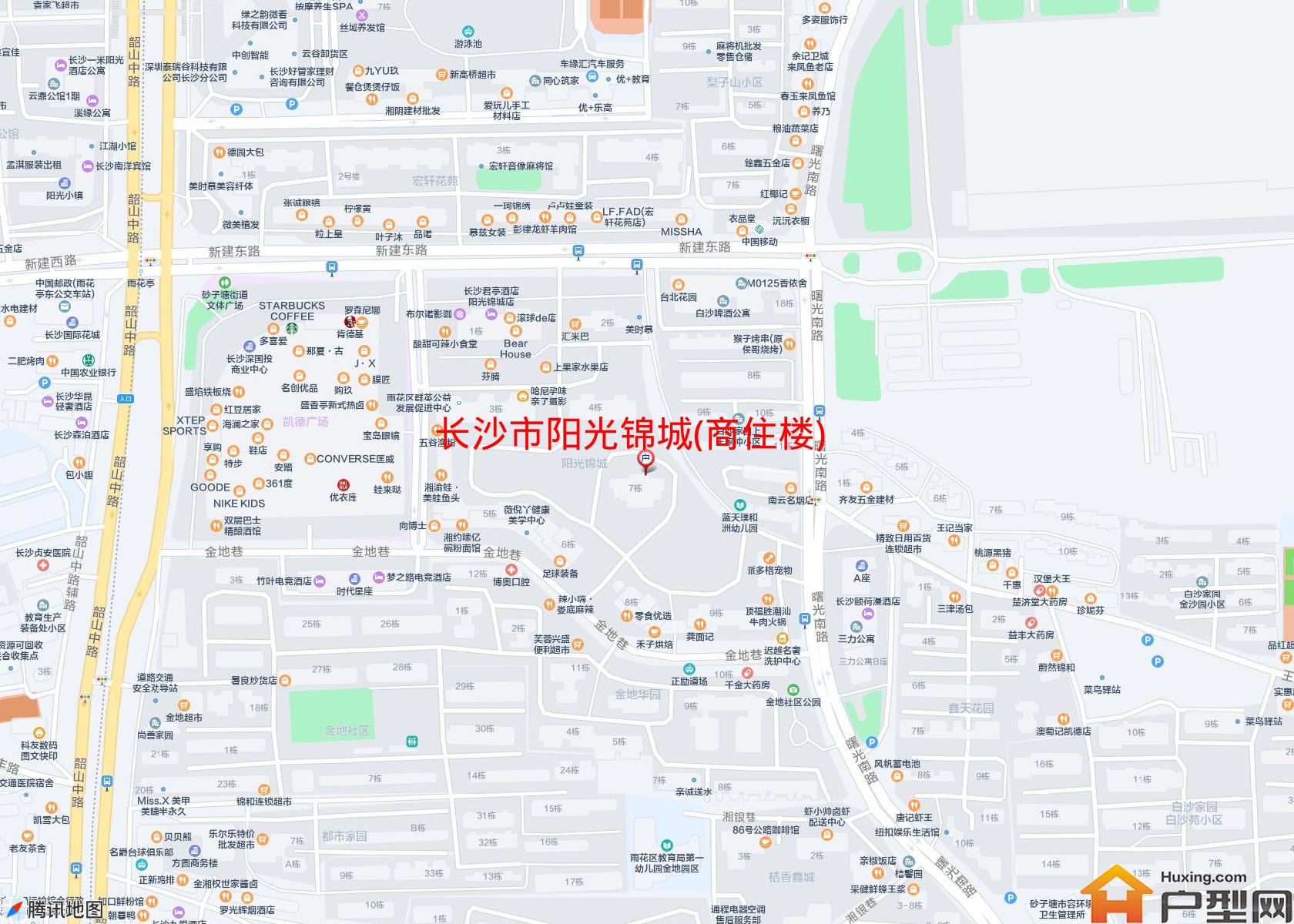 阳光锦城(商住楼)小区 - 户型网
