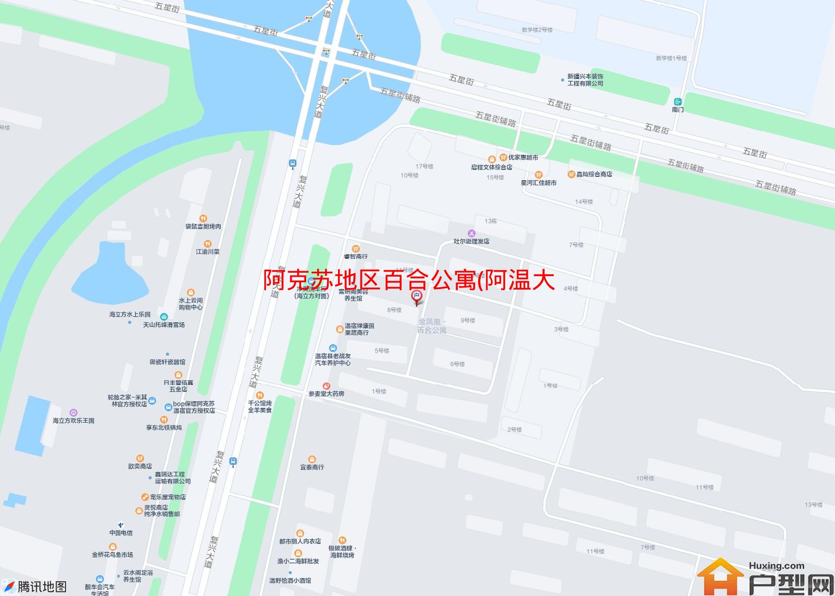 百合公寓(阿温大道)小区 - 户型网