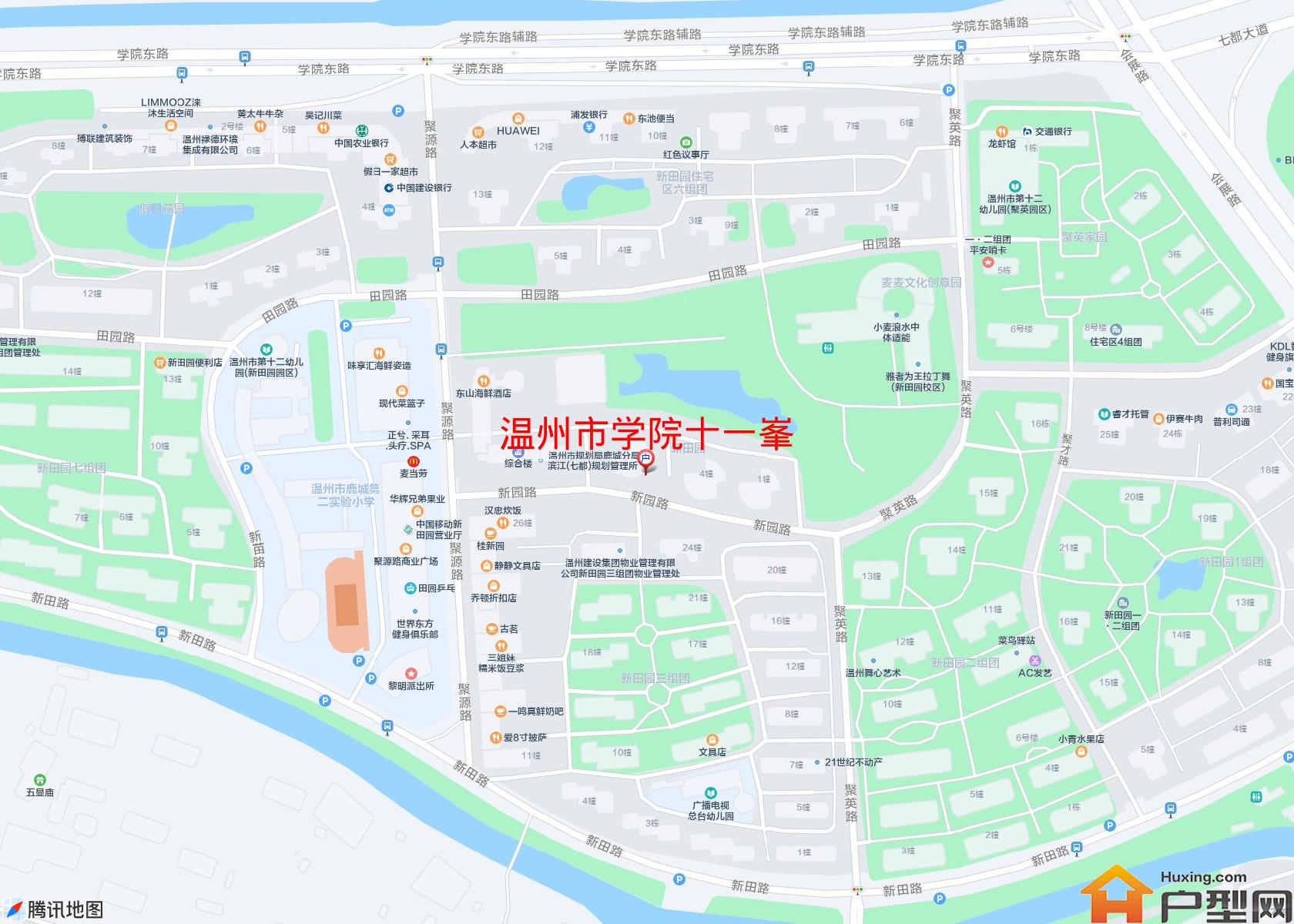 学院十一峯小区 - 户型网