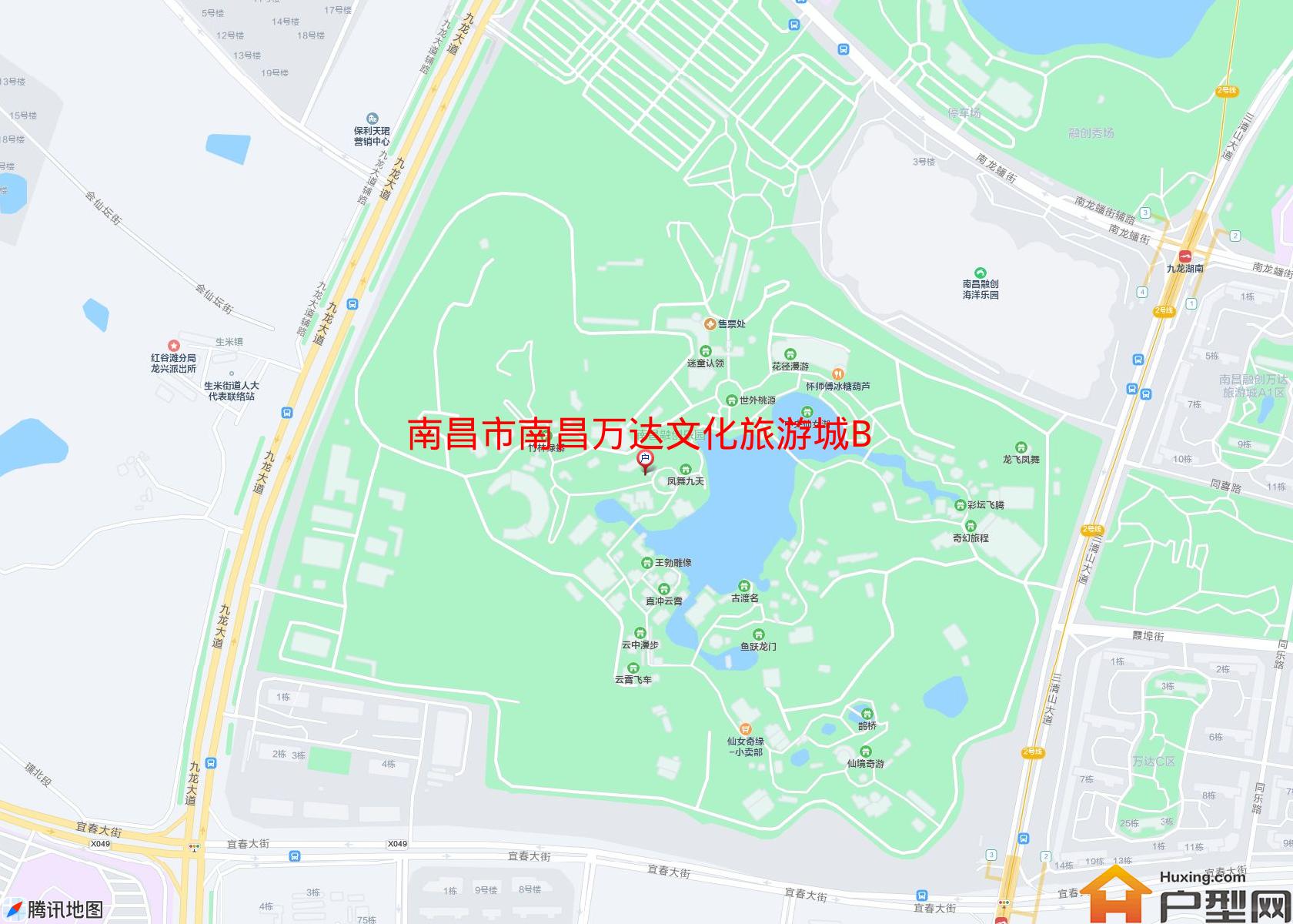 南昌万达文化旅游城B区(别墅)小区 - 户型网