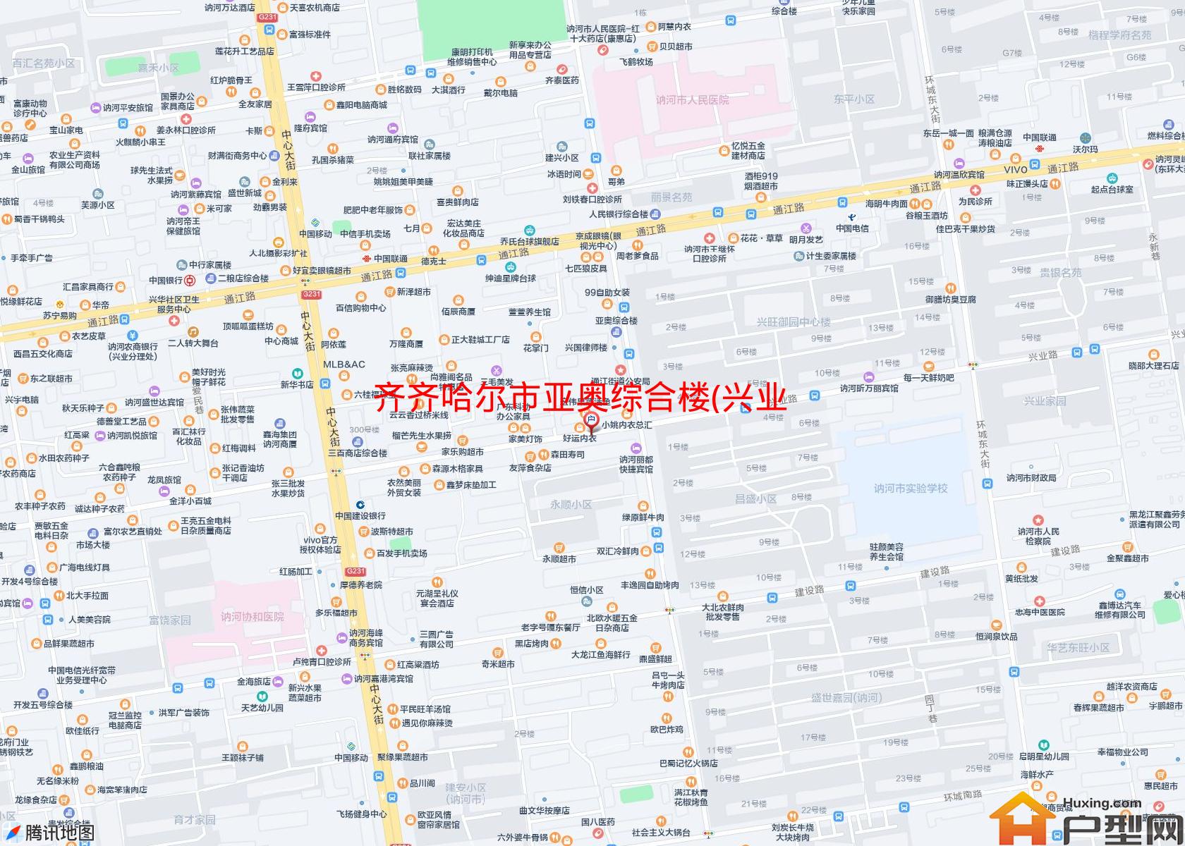 亚奥综合楼(兴业路82号)小区 - 户型网