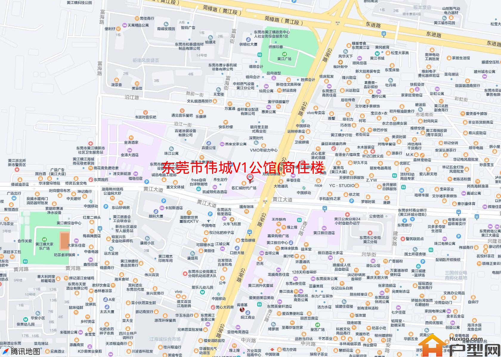 伟城V1公馆(商住楼)小区 - 户型网