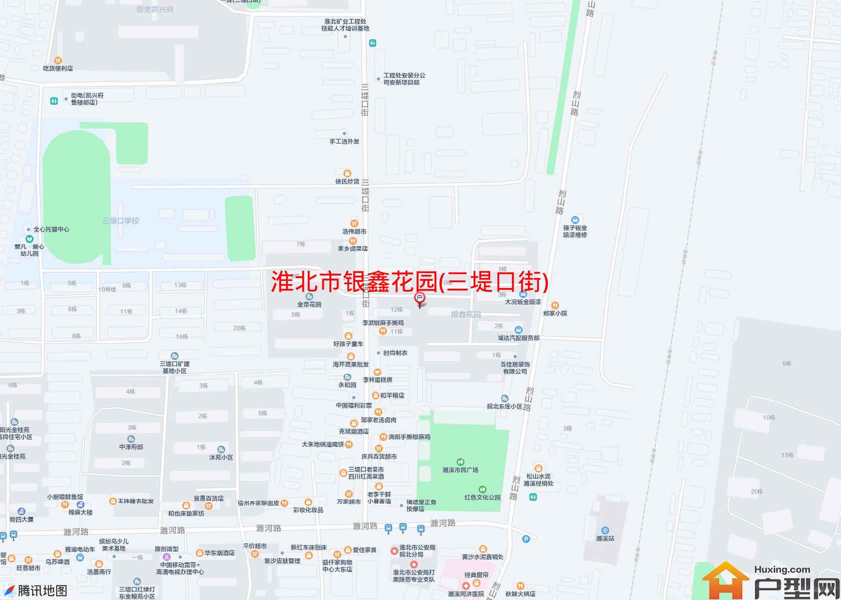银鑫花园(三堤口街)小区 - 户型网