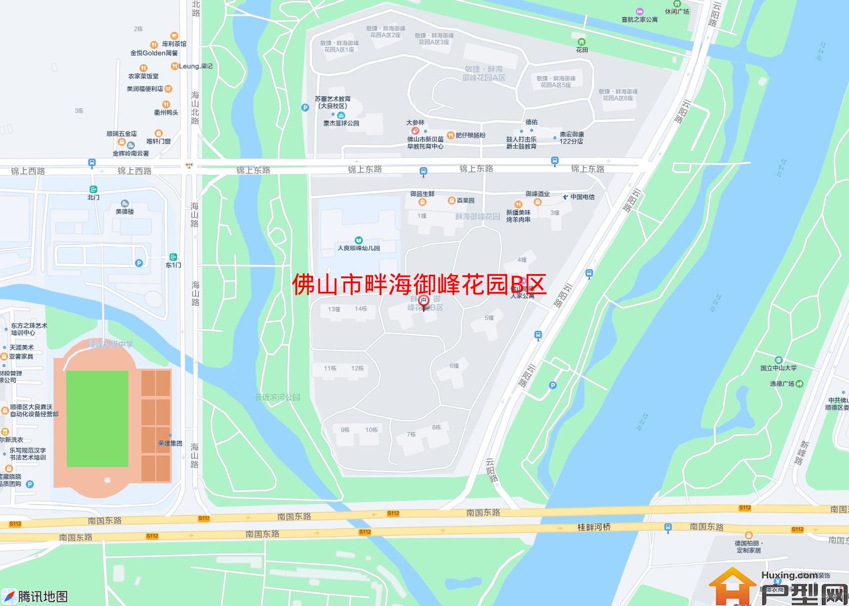 畔海御峰花园B区小区 - 户型网