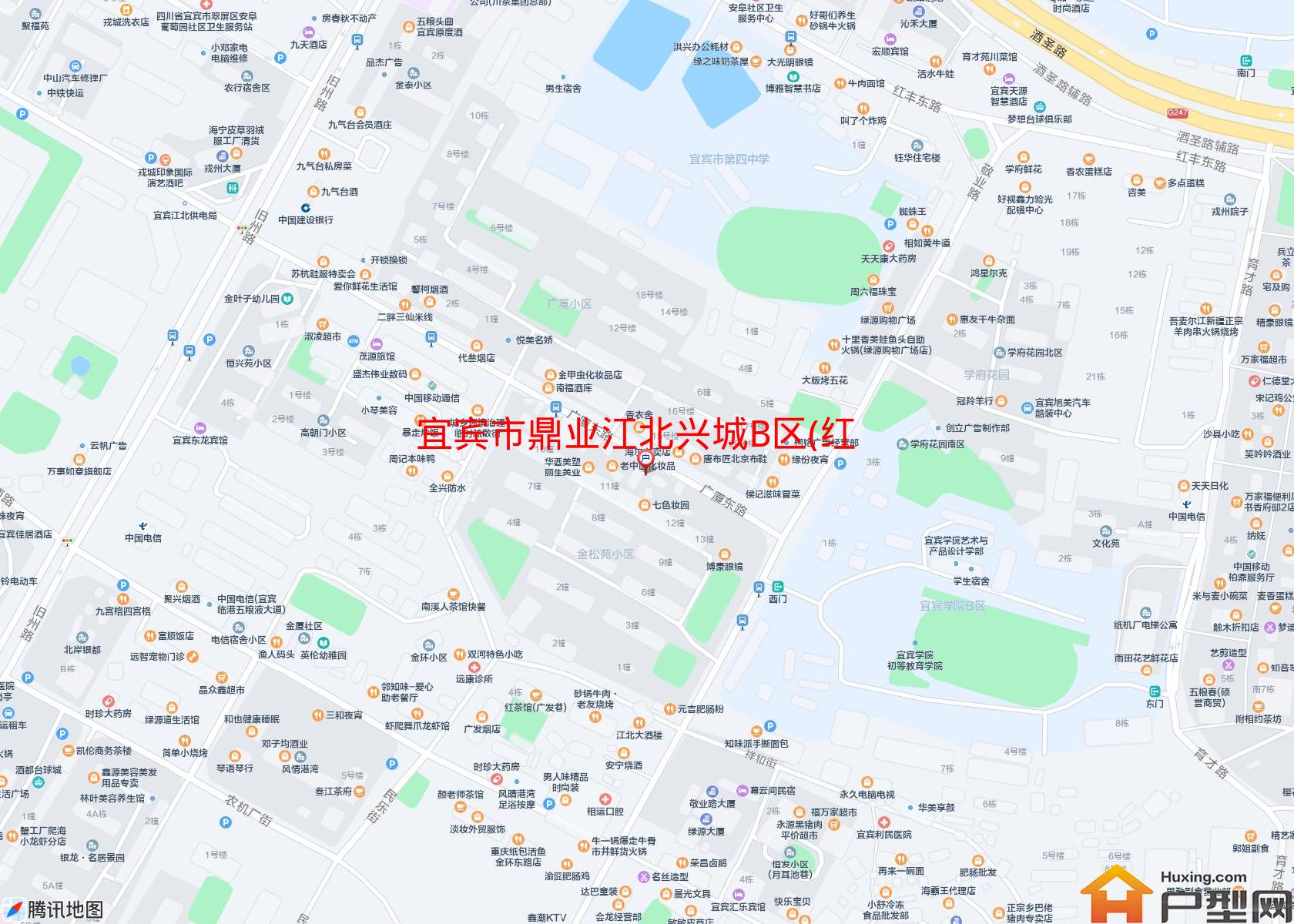 鼎业江北兴城B区(红坝路)小区 - 户型网