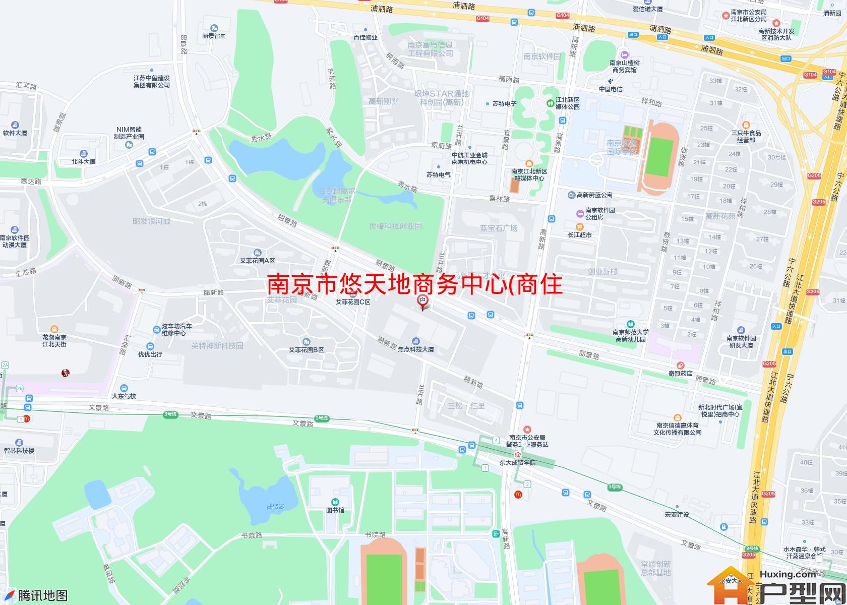 悠天地商务中心(商住楼)小区 - 户型网