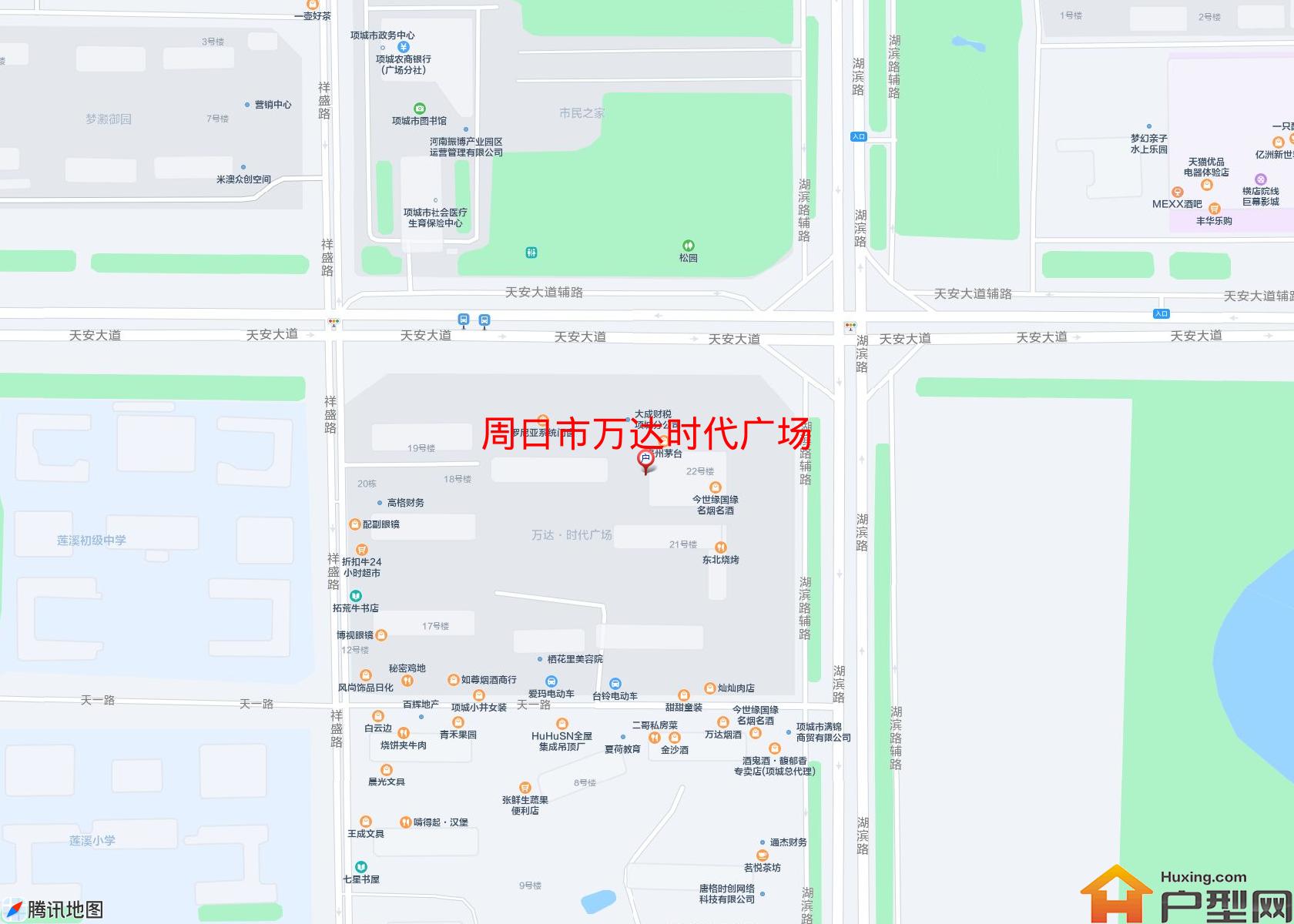 万达时代广场小区 - 户型网