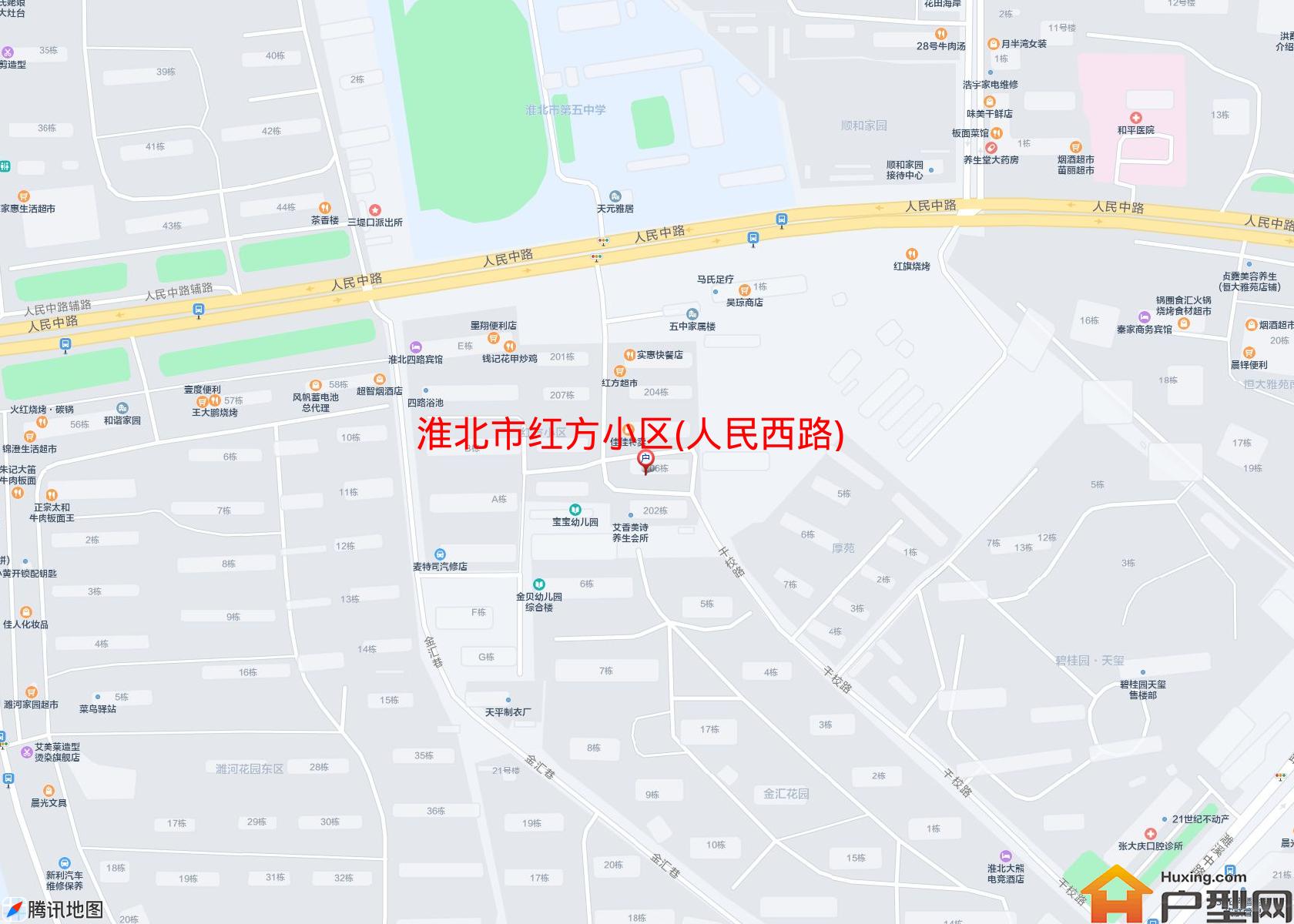 红方小区(人民西路)小区 - 户型网
