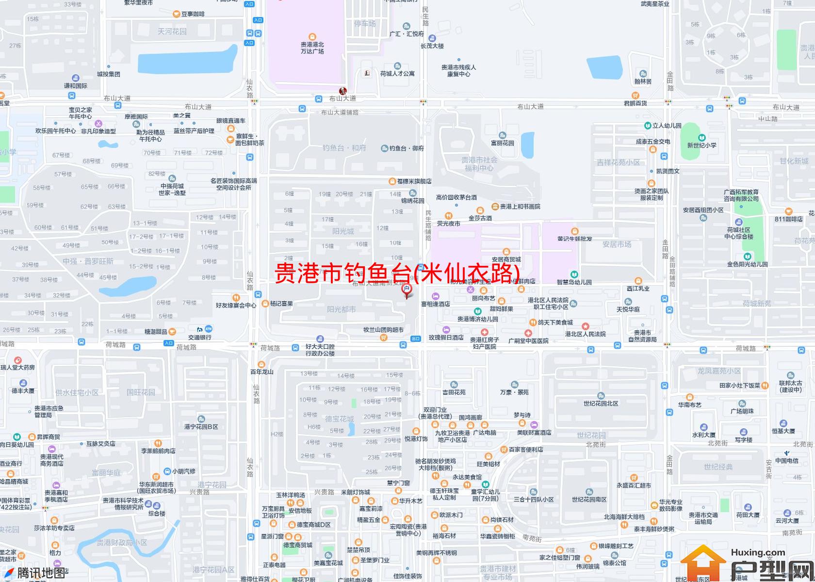 钓鱼台(米仙衣路)小区 - 户型网