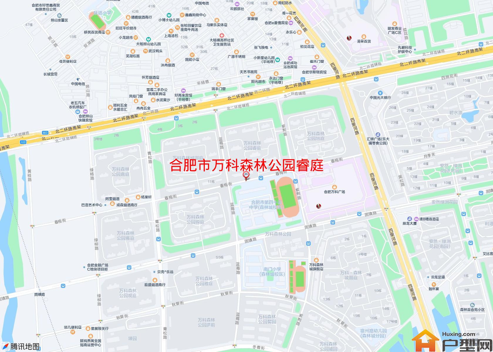 万科森林公园睿庭小区 - 户型网