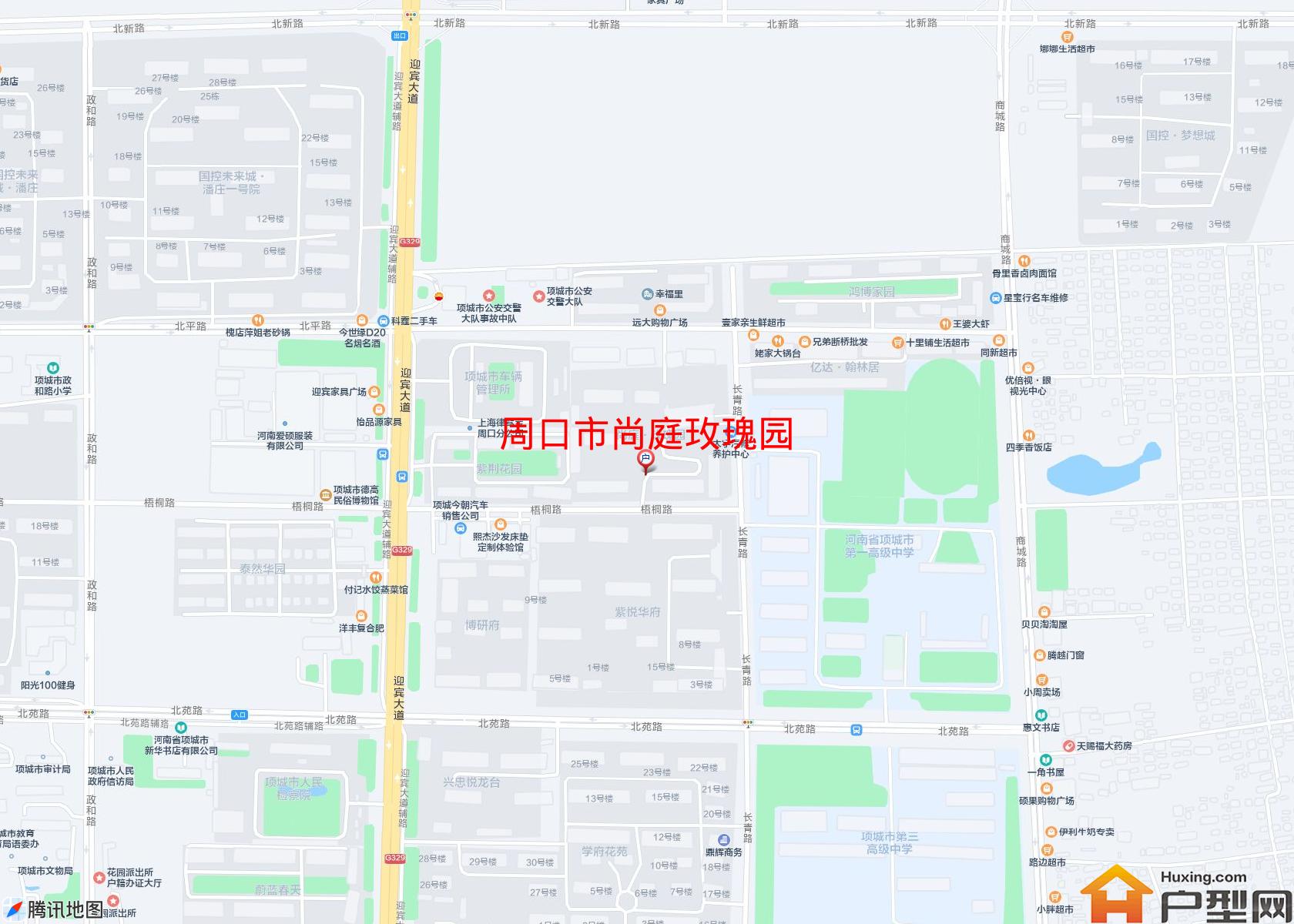 尚庭玫瑰园小区 - 户型网