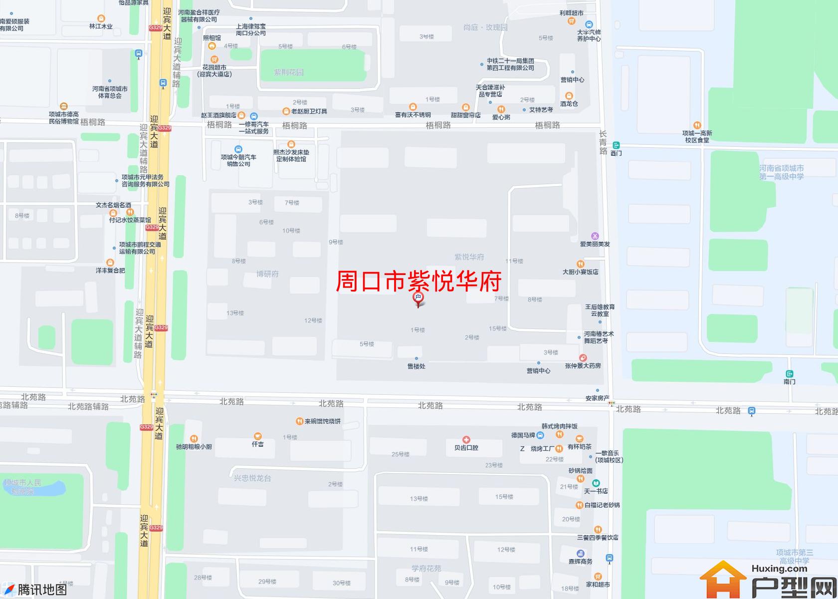 紫悦华府小区 - 户型网