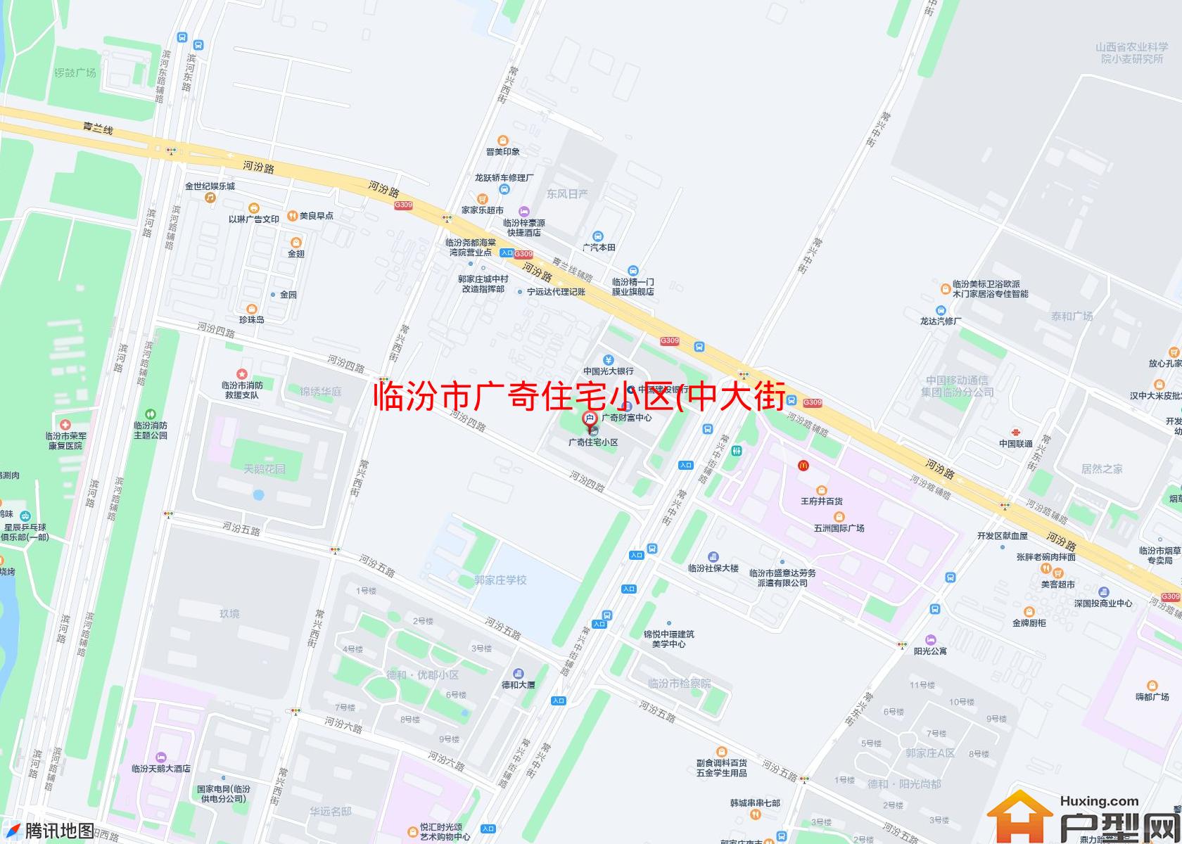 广奇住宅小区(中大街)小区 - 户型网