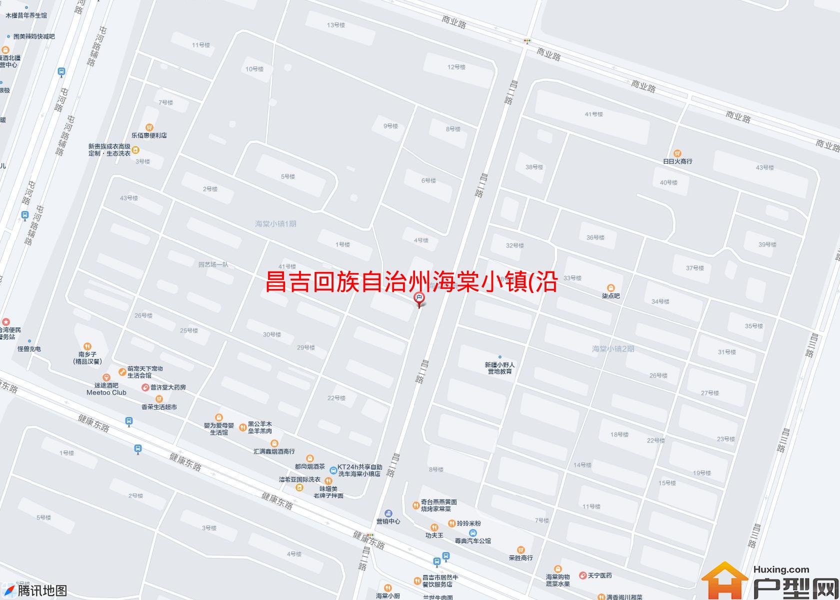海棠小镇(沿河北路)小区 - 户型网