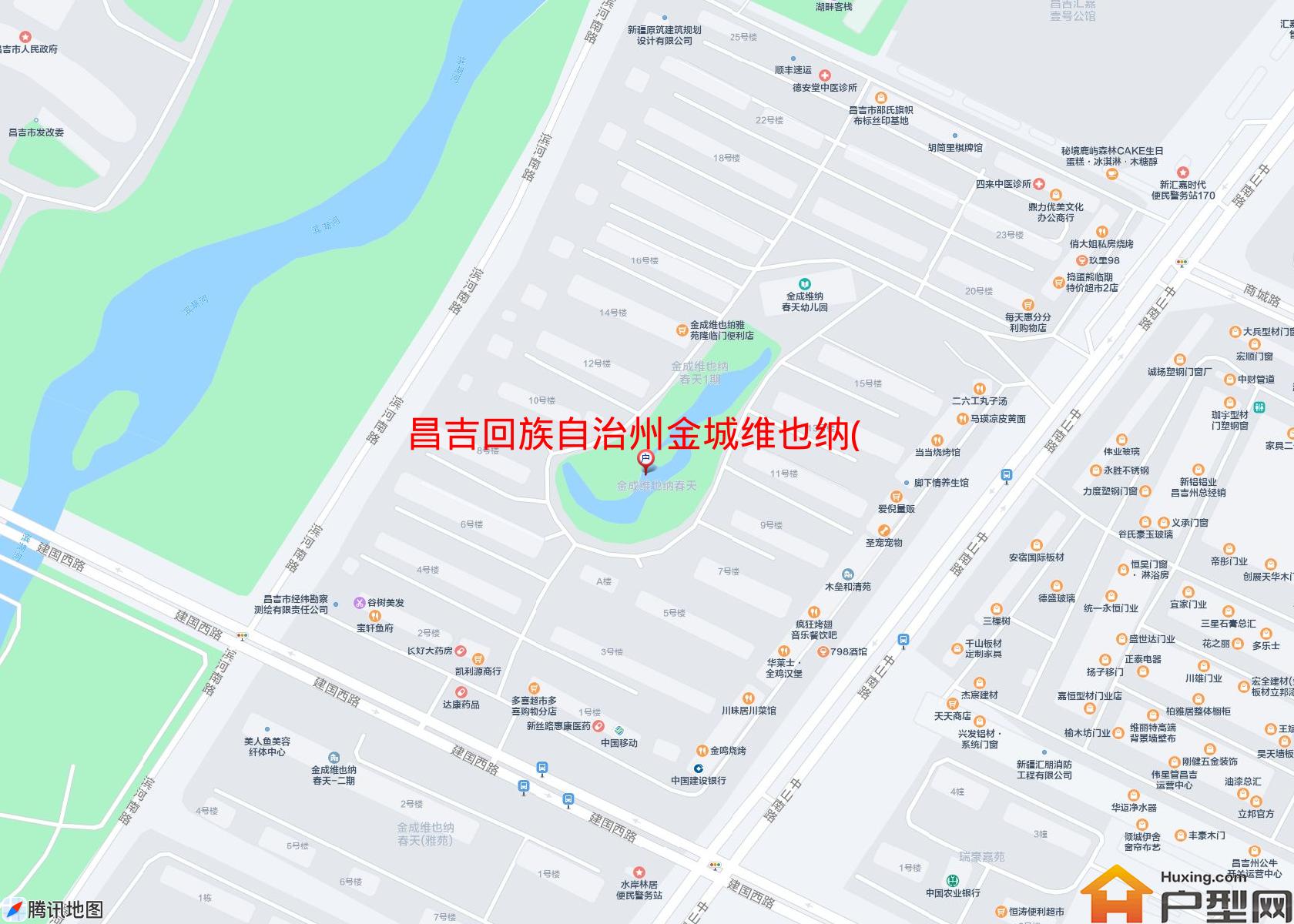 金城维也纳(建国西路139号)小区 - 户型网