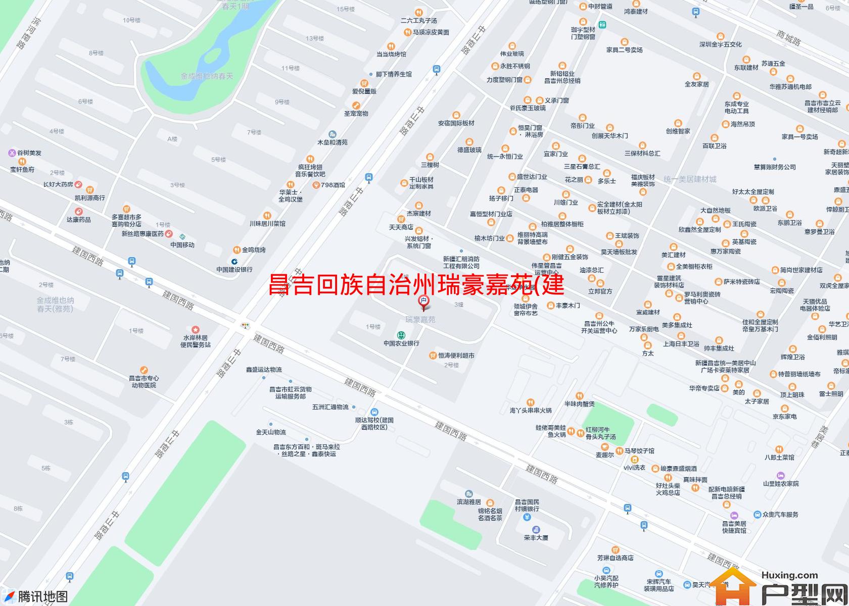 瑞豪嘉苑(建国西路135号)小区 - 户型网