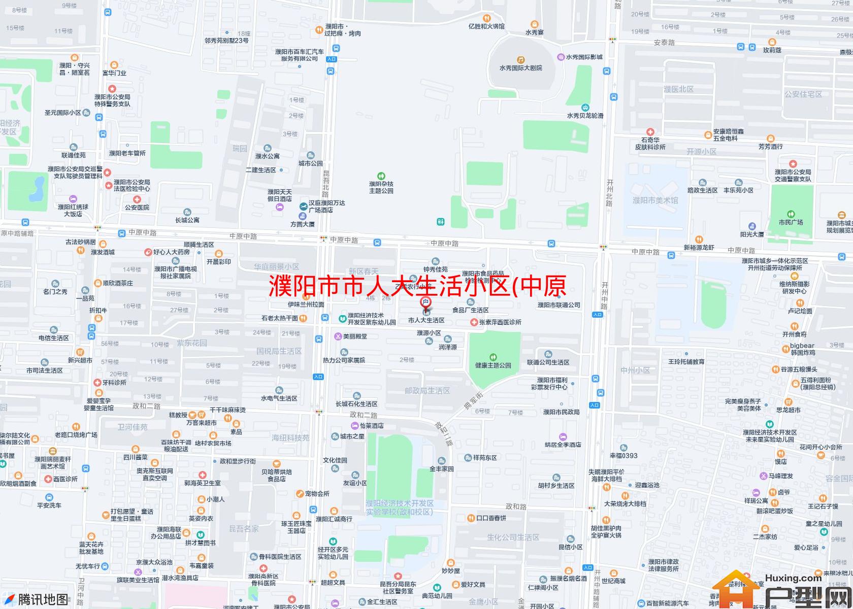 市人大生活小区(中原中路)小区 - 户型网