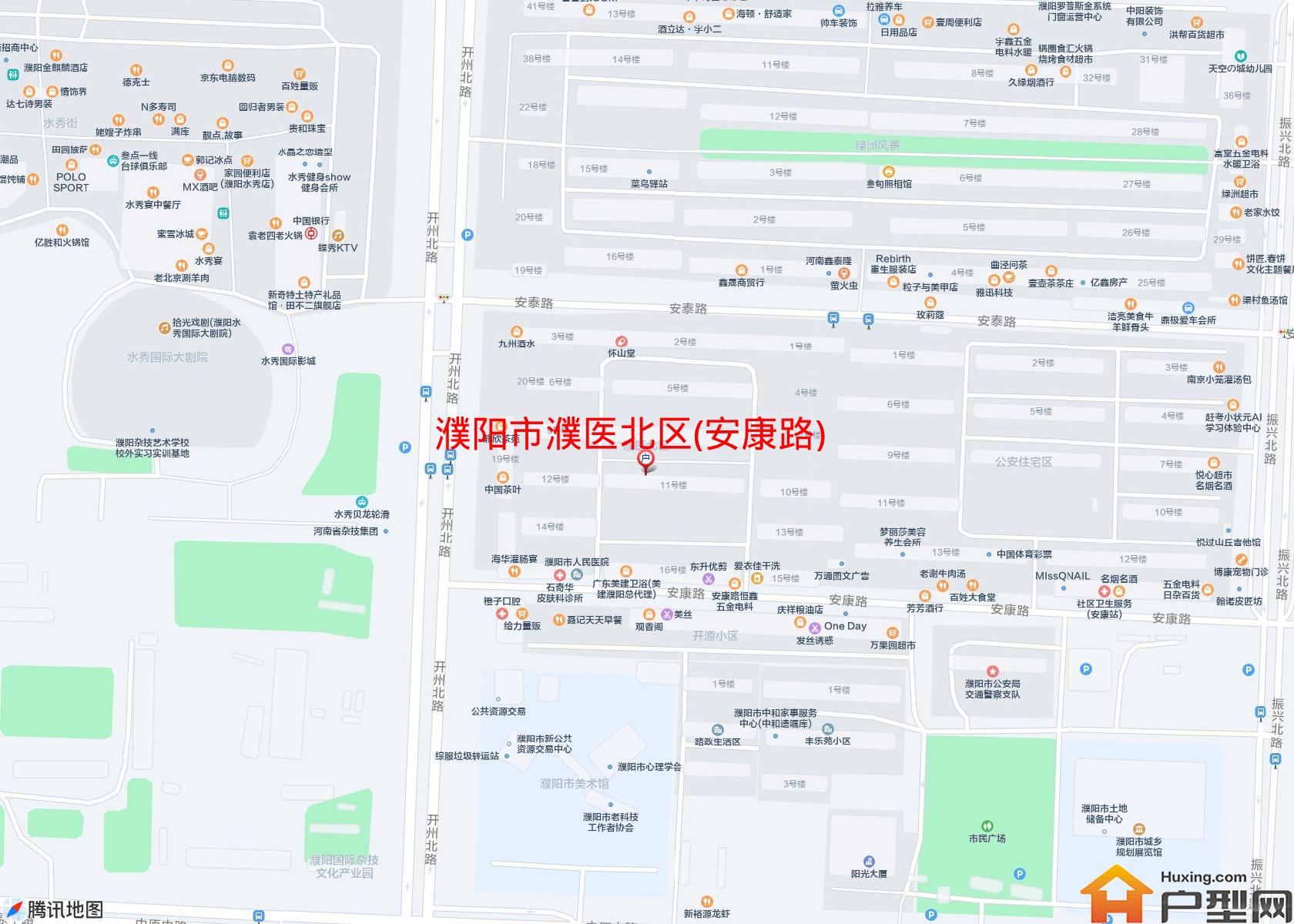濮医北区(安康路)小区 - 户型网