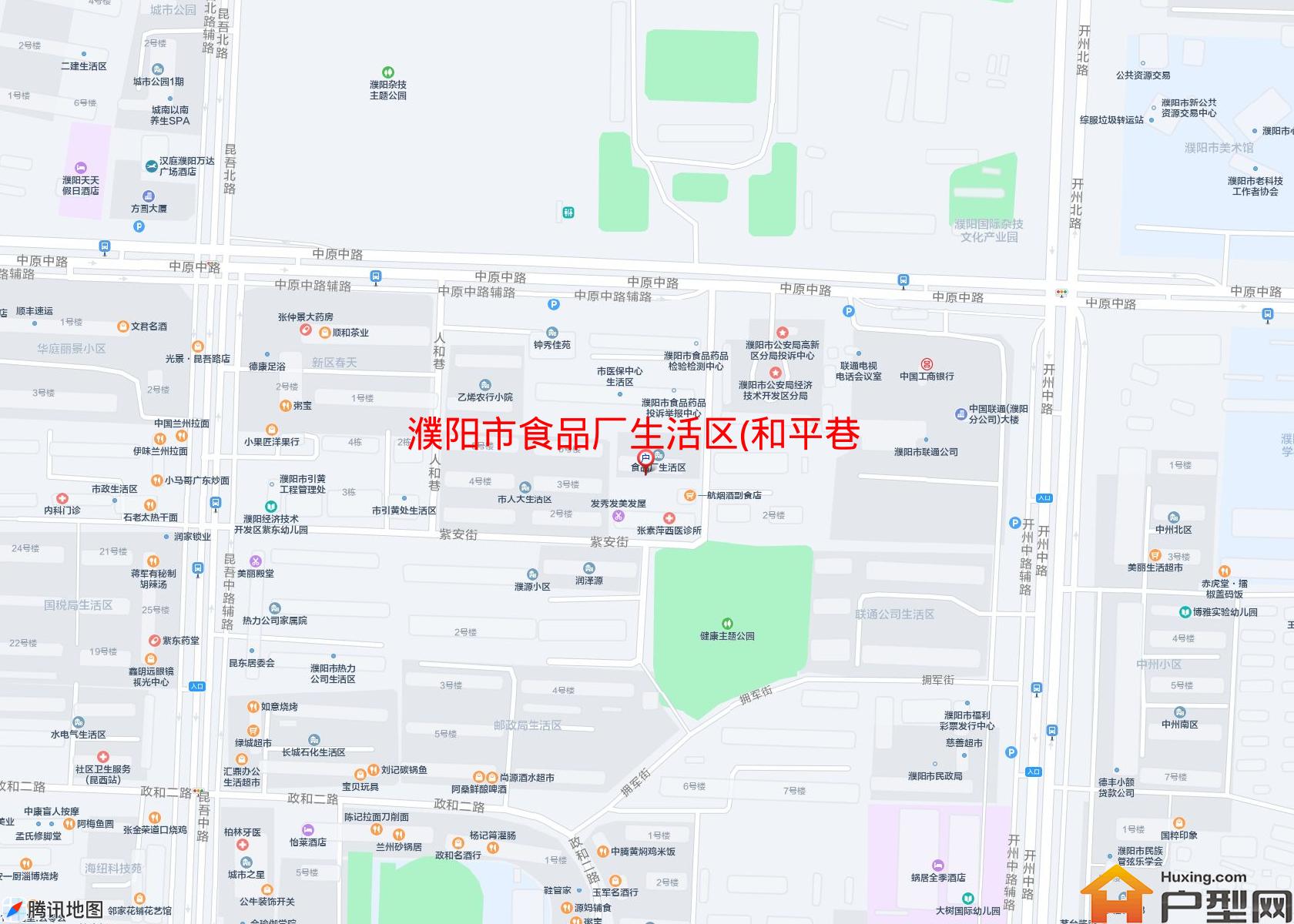 食品厂生活区(和平巷)小区 - 户型网