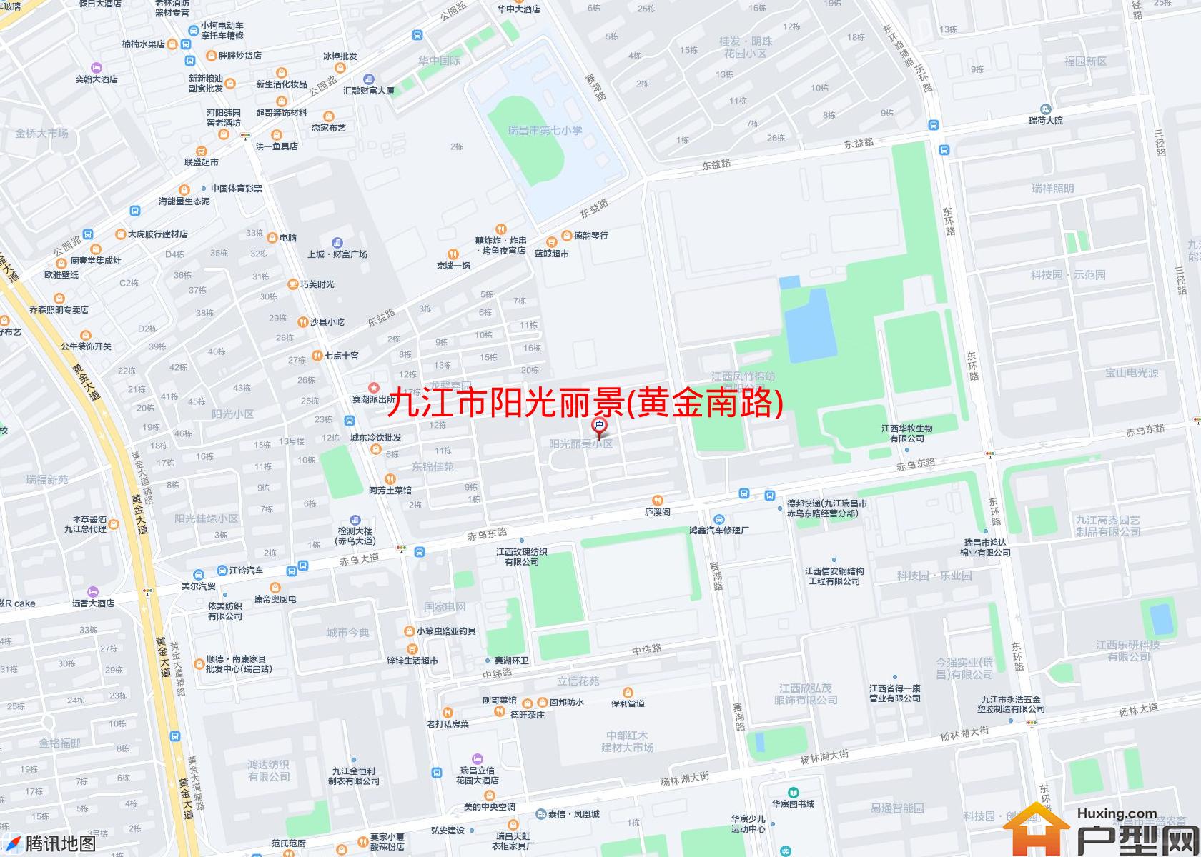 阳光丽景(黄金南路)小区 - 户型网